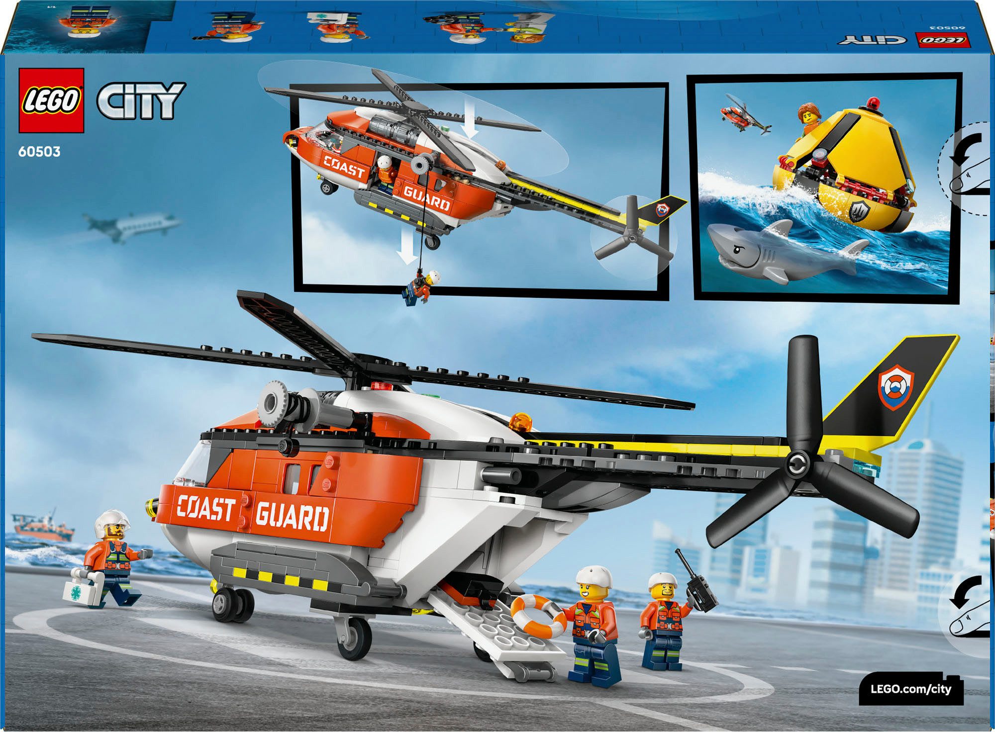 LEGO® Hubschrauber der Küstenwache (60503), LEGO City Konstruktionsspielste günstig online kaufen