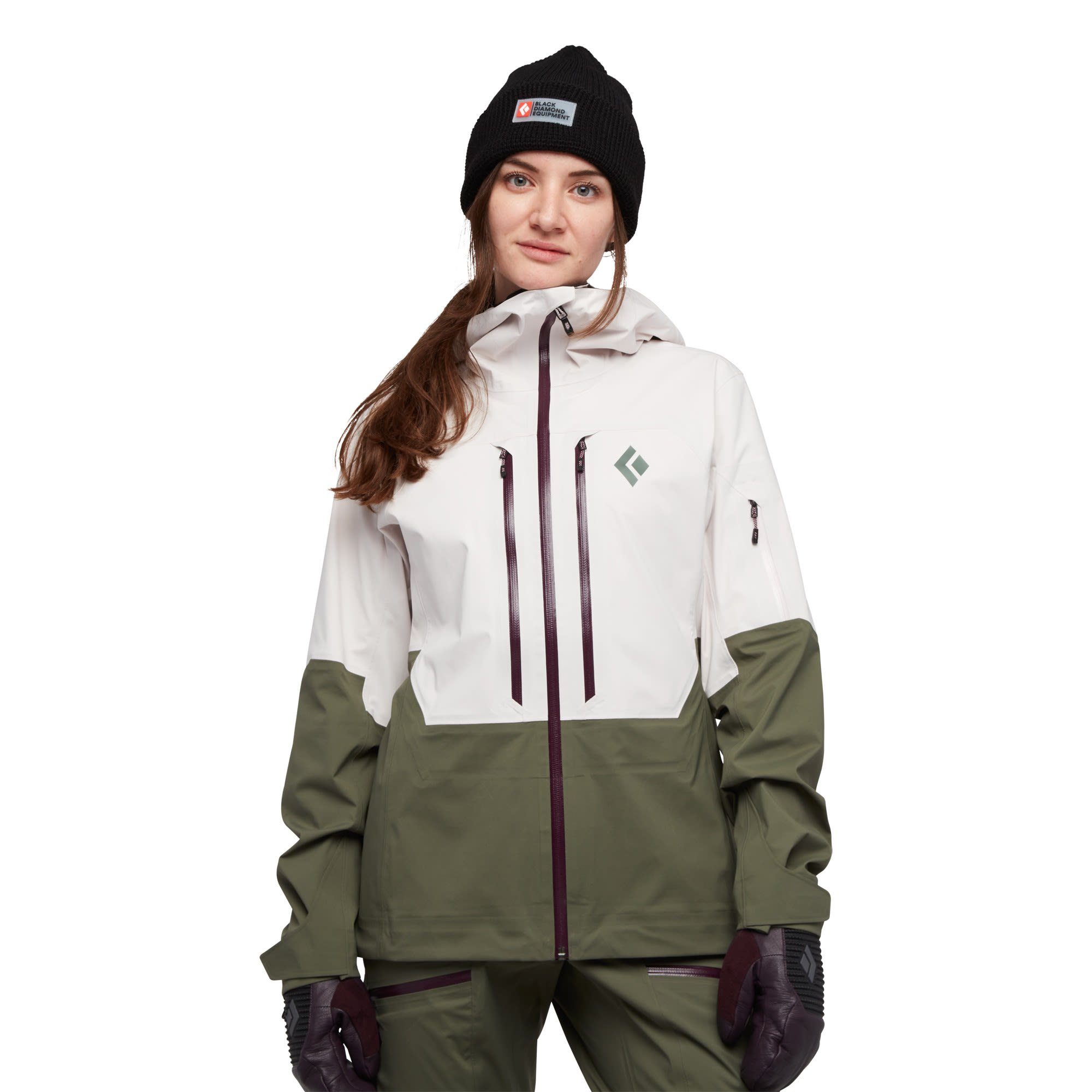 Ski- Lt Stretch Damen Black Diamond Black Recon Diamond W Shell Winterjacke