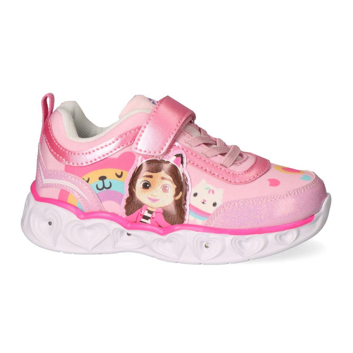 Dreamworks Gabby’s Dollhouse Sneaker für Kinder mit leichter EVA Sohle und Lichteffekt Sneaker