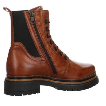 Mjus Boots Elegant Freizeit Leder-/Textilkombination Schnürstiefelette Leder-/Textilkombination
