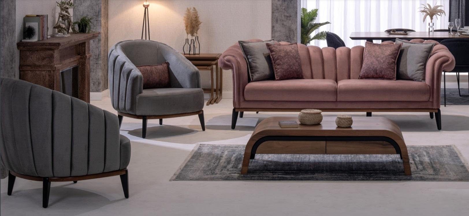 Polster Set Sitzer Couchen JVmoebel Sofa Modern Sofa, Couch Sofagarnitur 311 Design