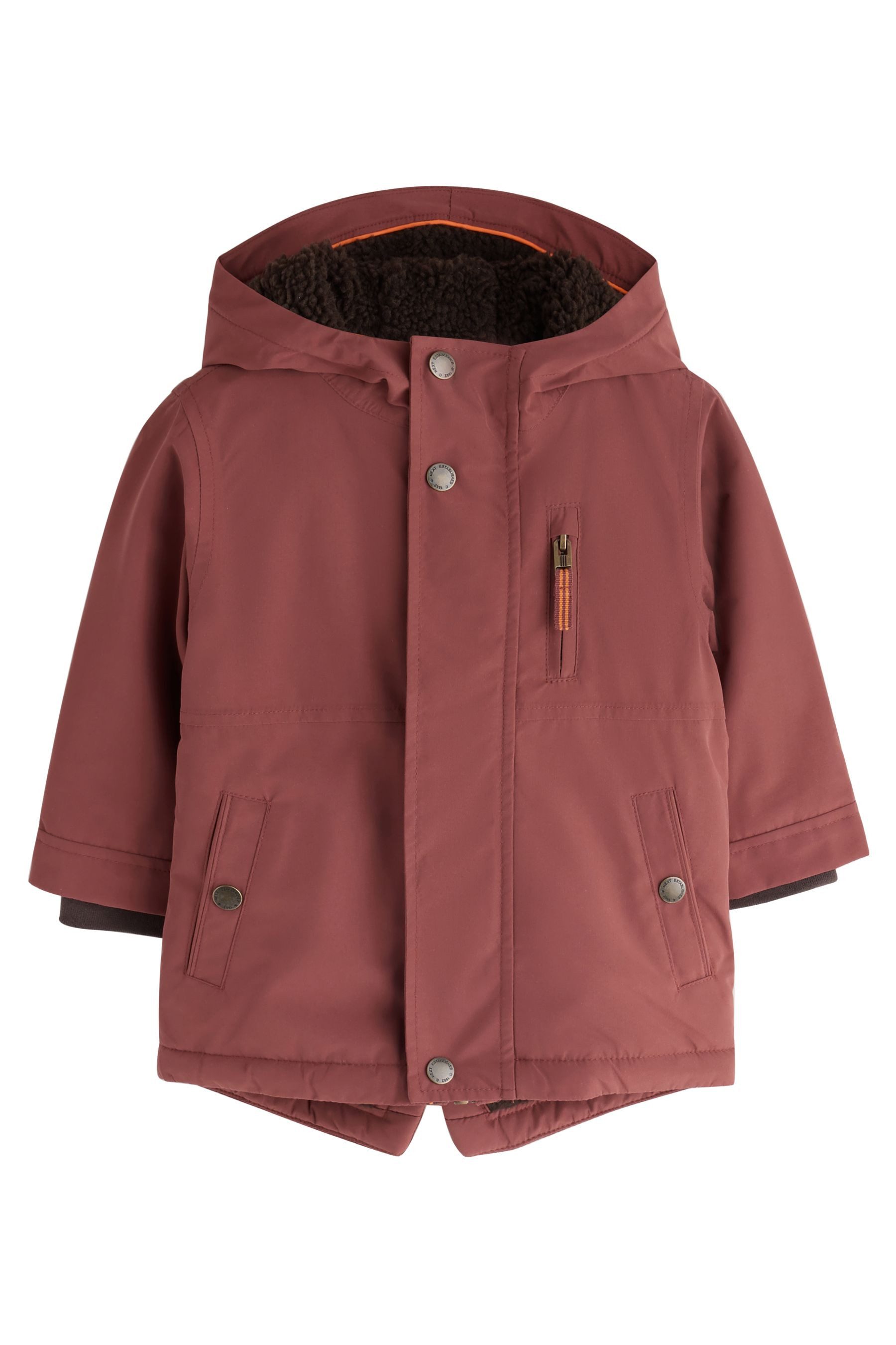 Next Funktionsmantel Wasserdichter Parka mit Borgfutter (1-tlg)
