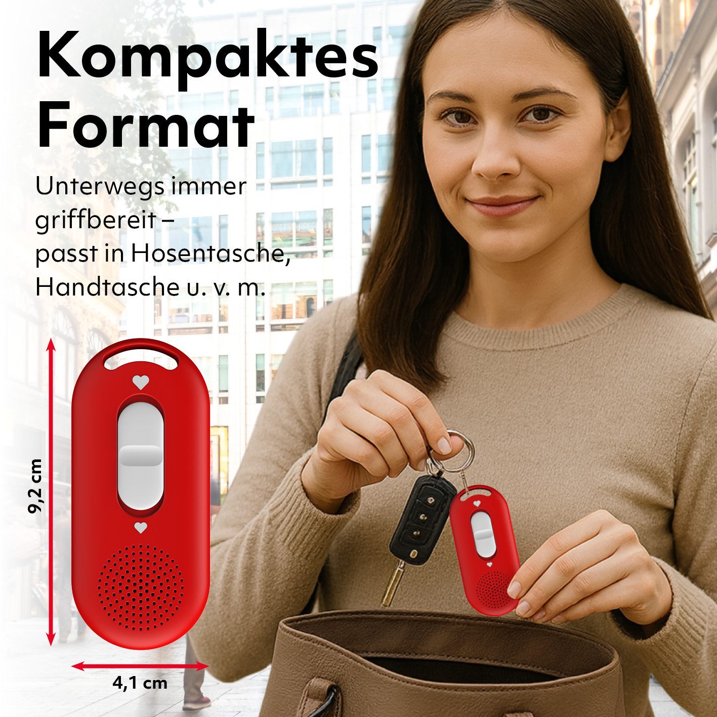 Heartbeat Revivel Erste-Hilfe-Set Audio-Reanimations-Anleitung - Ohne App & Internet, sofort startklar, (1 St), Kompakt für Zuhause & unterwegs – Bild 5 von 5