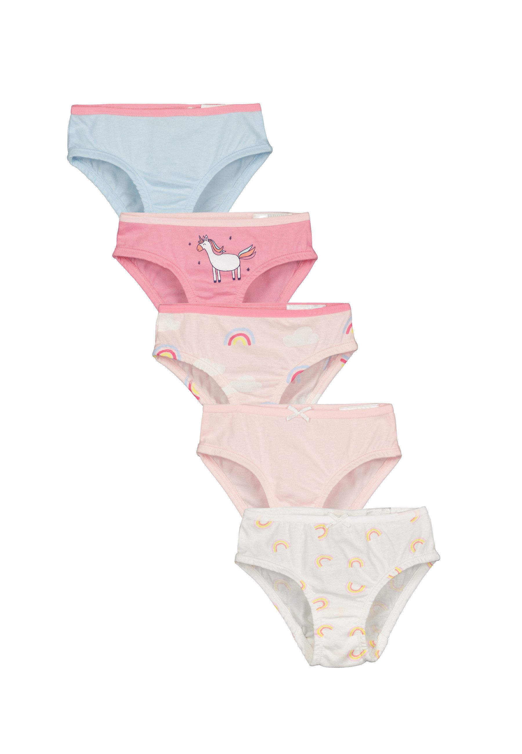 BLUE SEVEN Boxershorts 5er Pack Mädchen Unterhosen