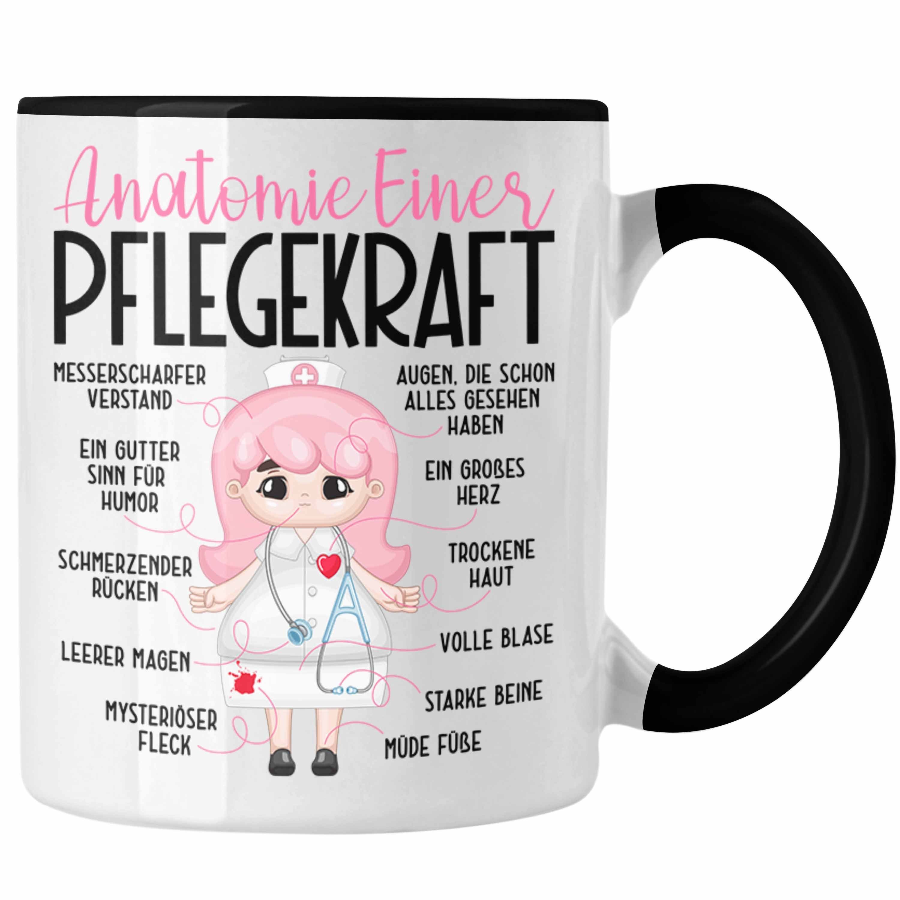 Trendation Tasse Pflegefachkraft Tasse Geschenk Anatomie Einer Pflege Frauen Pflegerin