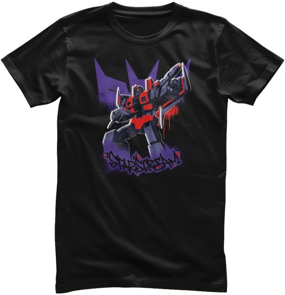 Transformers T-Shirt Starscream Graffiti T-Shirt