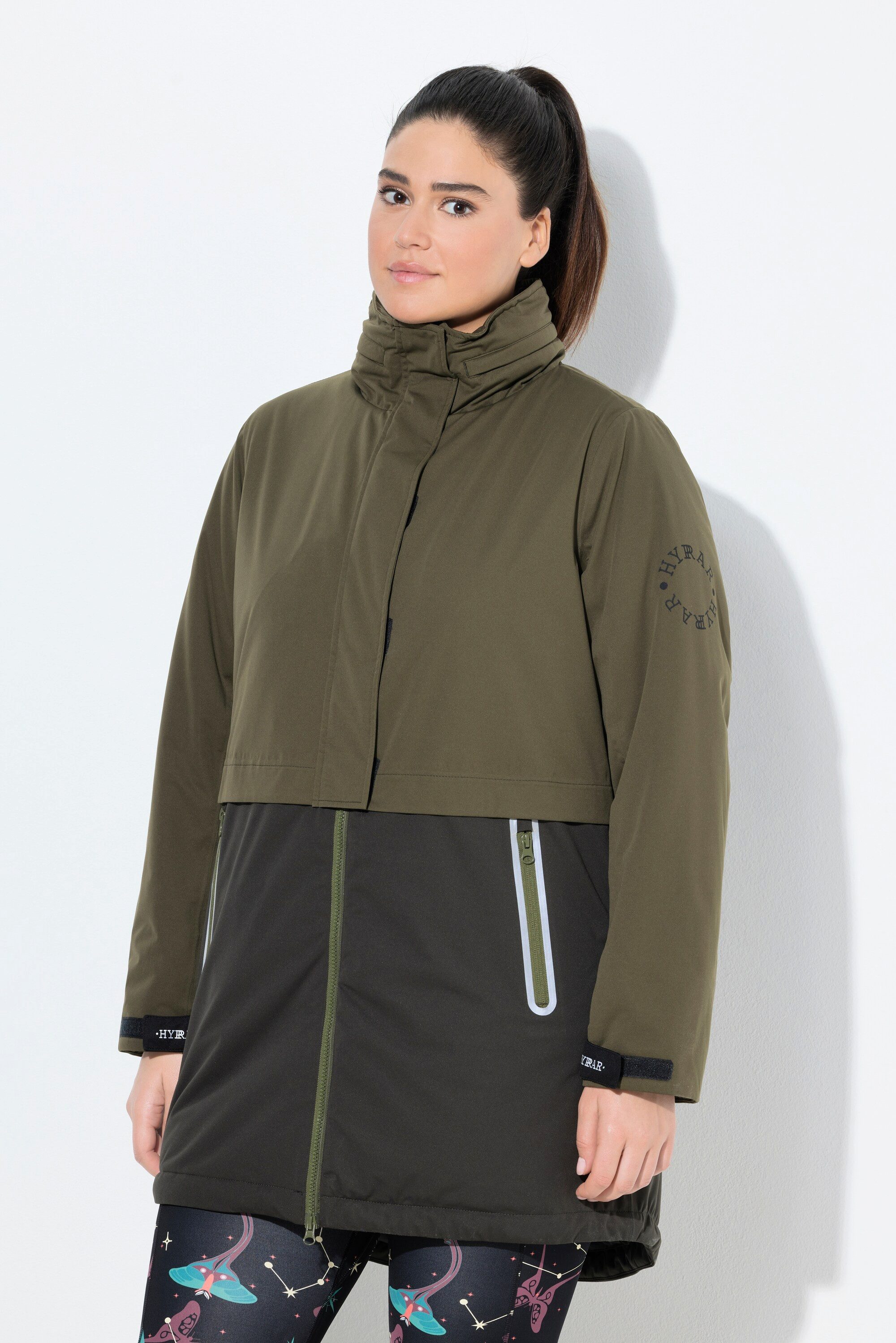 Ulla Popken Wintermantel HYPRAR Funktionsmantel wasserdicht Kapuze günstig online kaufen