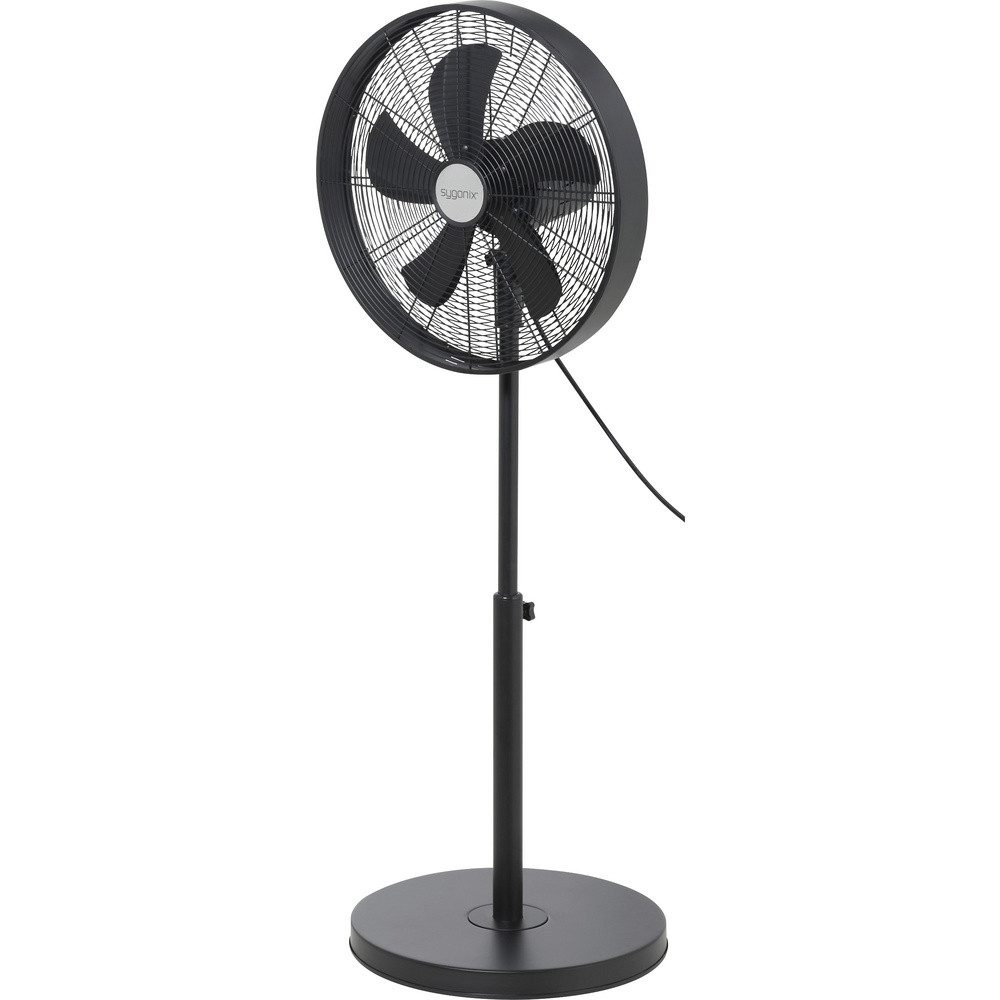Sygonix Bodenventilator Sygonix Standventilator 50 W (x H) 445 mm x 1200 mm Schwarz Höhenv, 44.50 cm Durchmesser