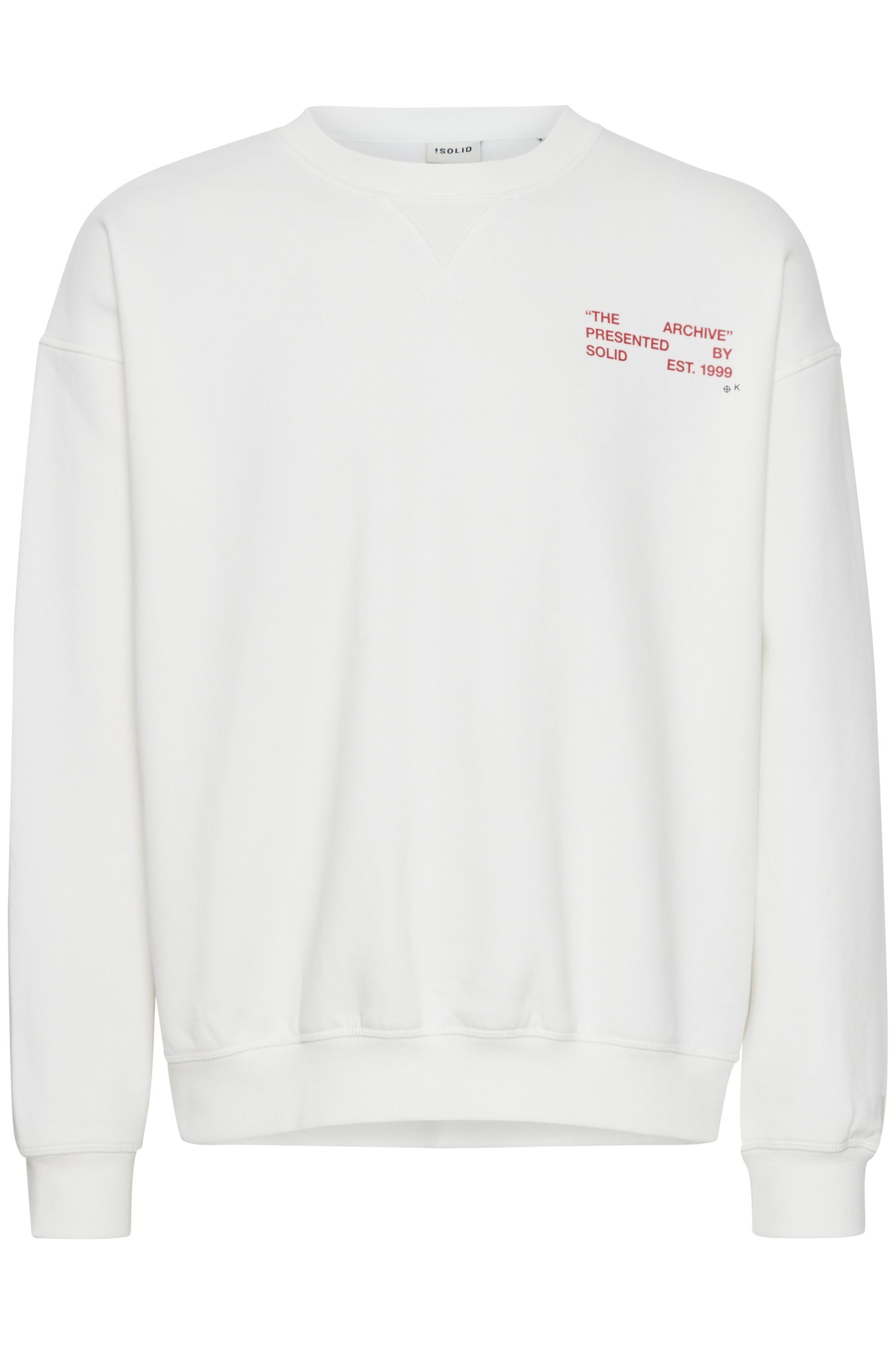 Solid Sweatshirt SDEdyn - (114201) OFF 21107642 WHITE