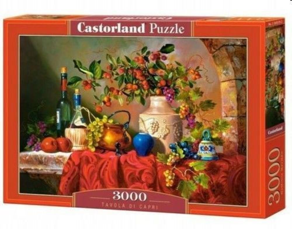 Castorland Puzzle Castorland C-300570-2 Tavola di Capri, Puzzle 3000 Teile, Puzzleteile