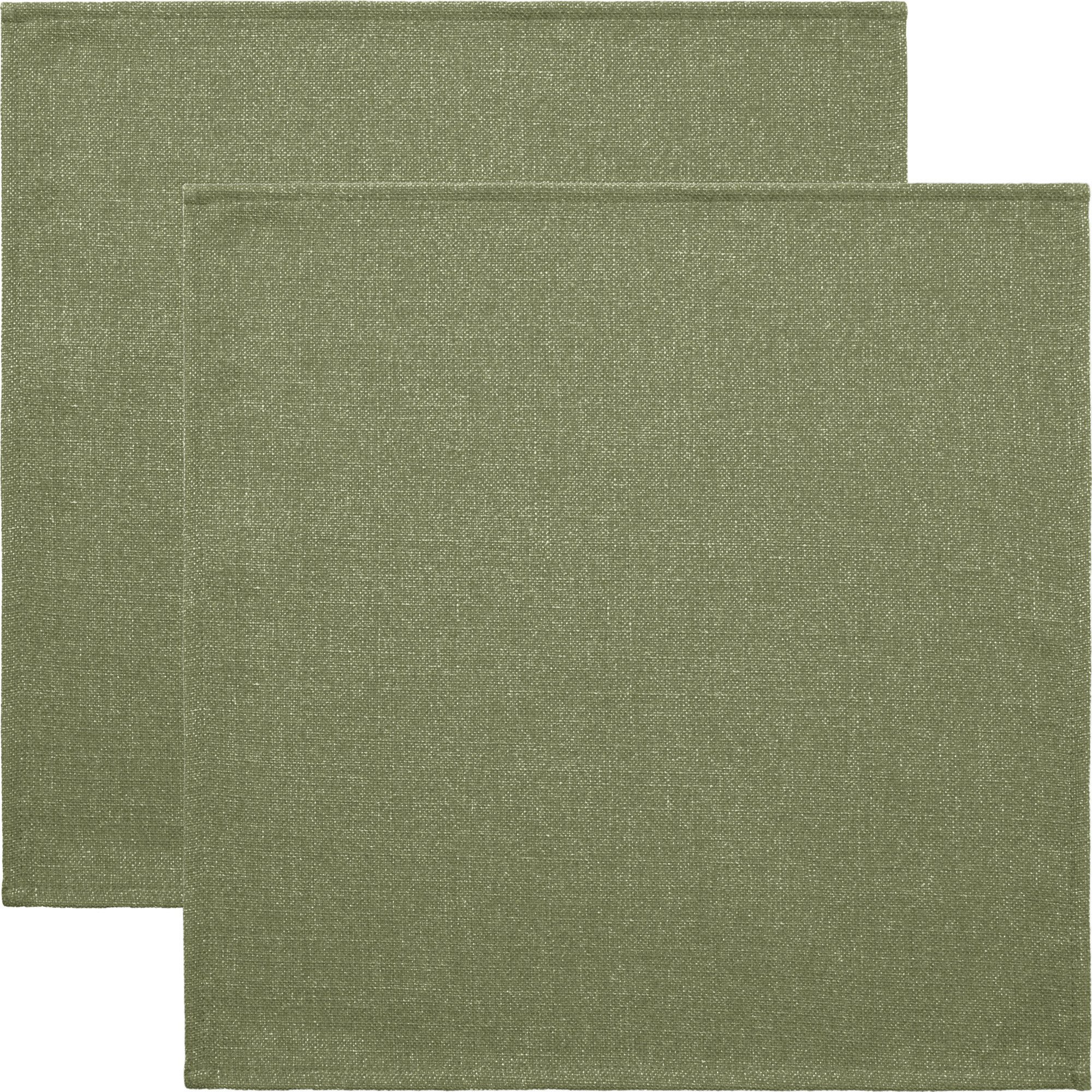 Erwin Müller Stoffserviette Serviette "Krefeld" 2er-Pack, fleckabweisend Uni