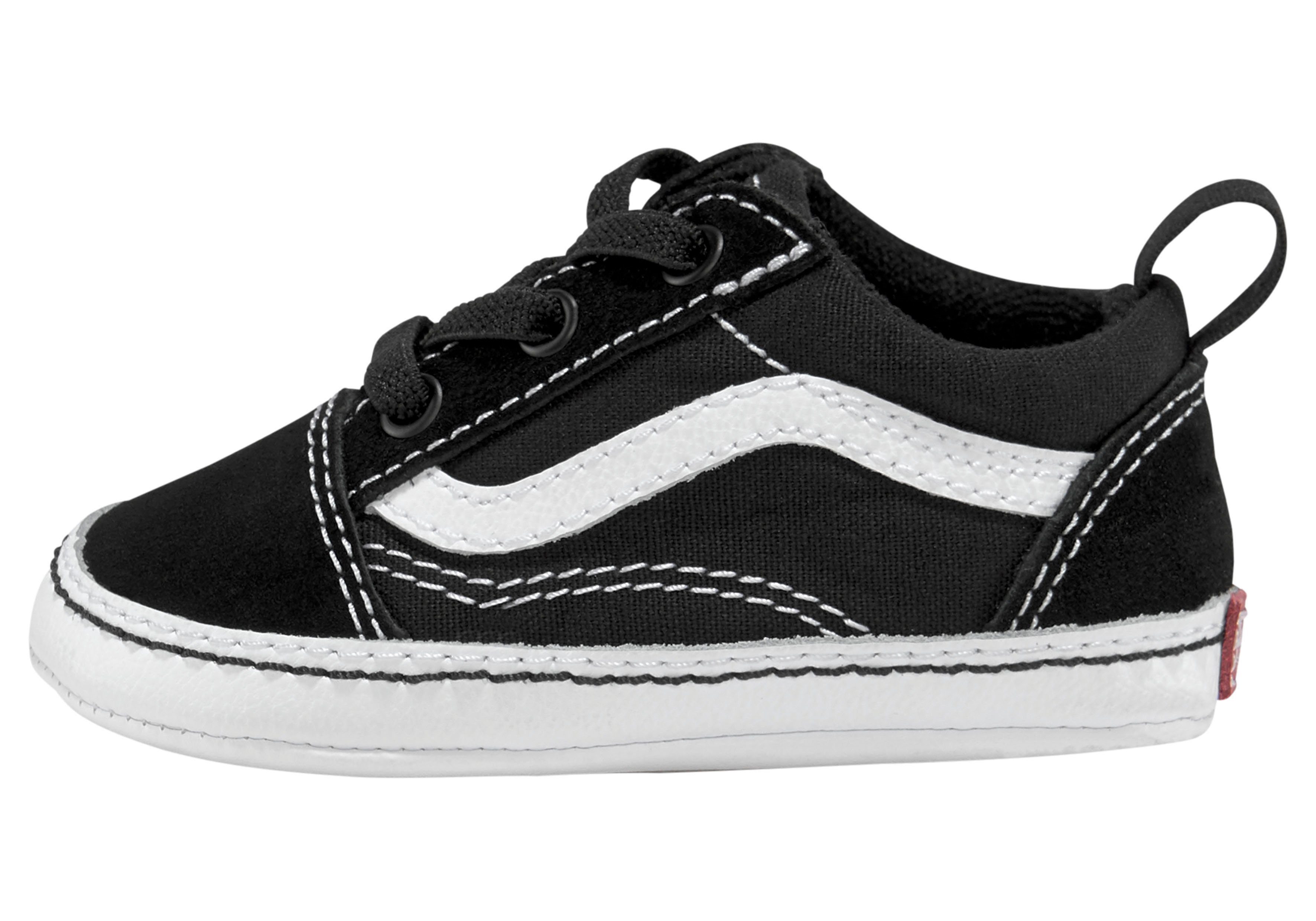 Vans IN Old Skool Crib Sneaker mit klassischer Logo-Flag und Glitzer