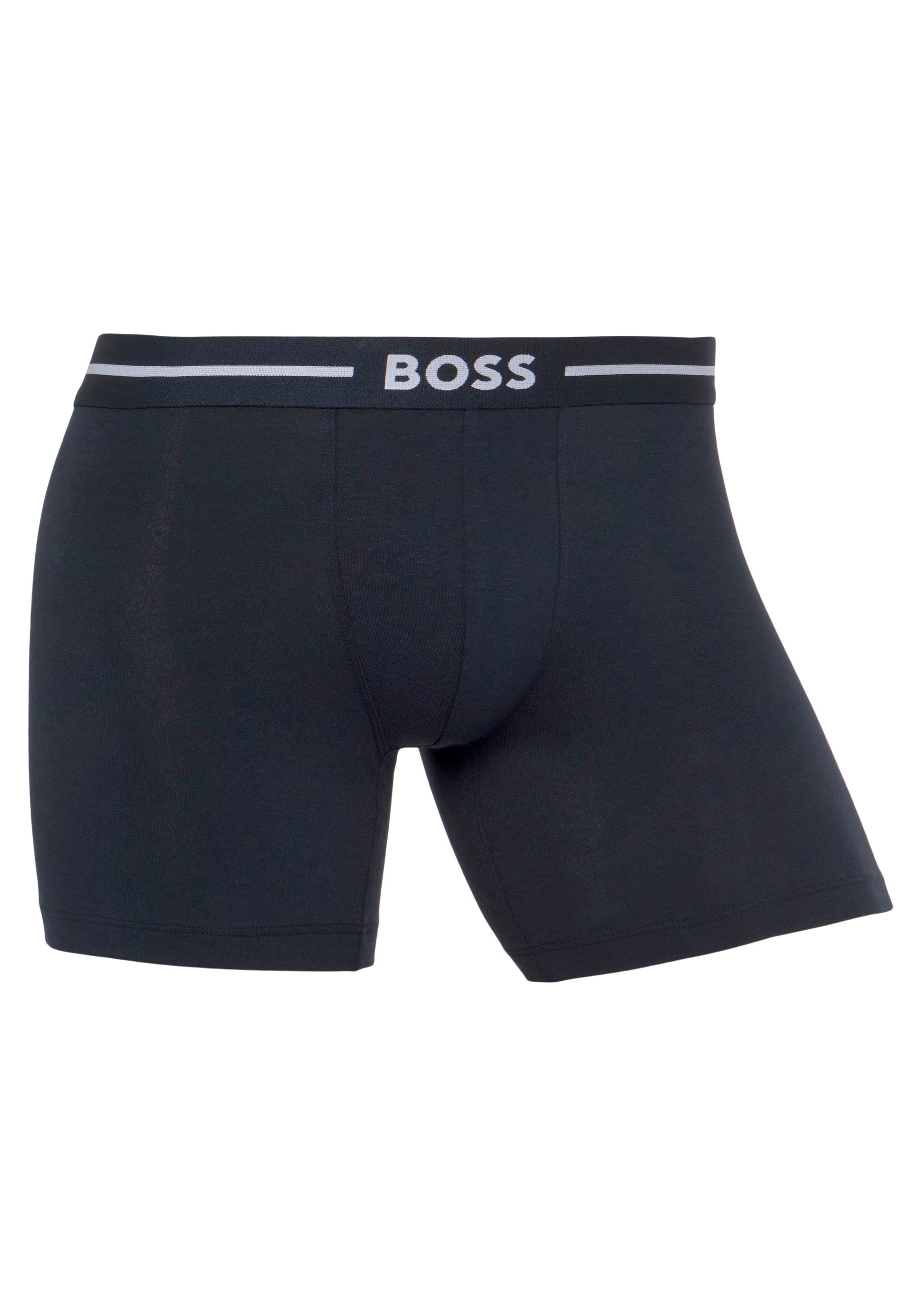 BOSS Boxer BoxerBr 3P Bold (Packung, Open Logoschriftzug Bund am Miscellaneous974 mit 3-St)