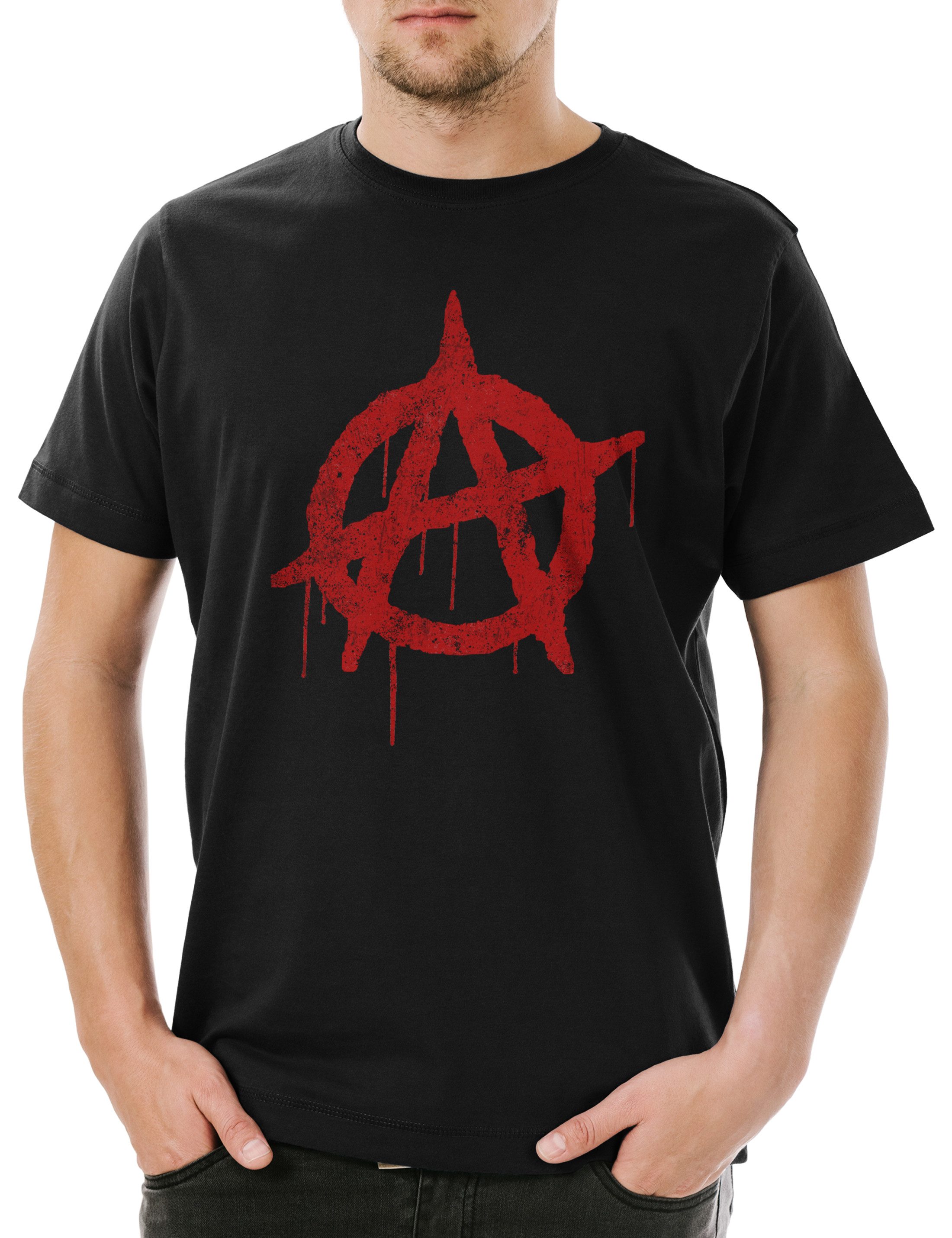 Urban Backwoods Print-Shirt Anarchy A Vintage günstig online kaufen