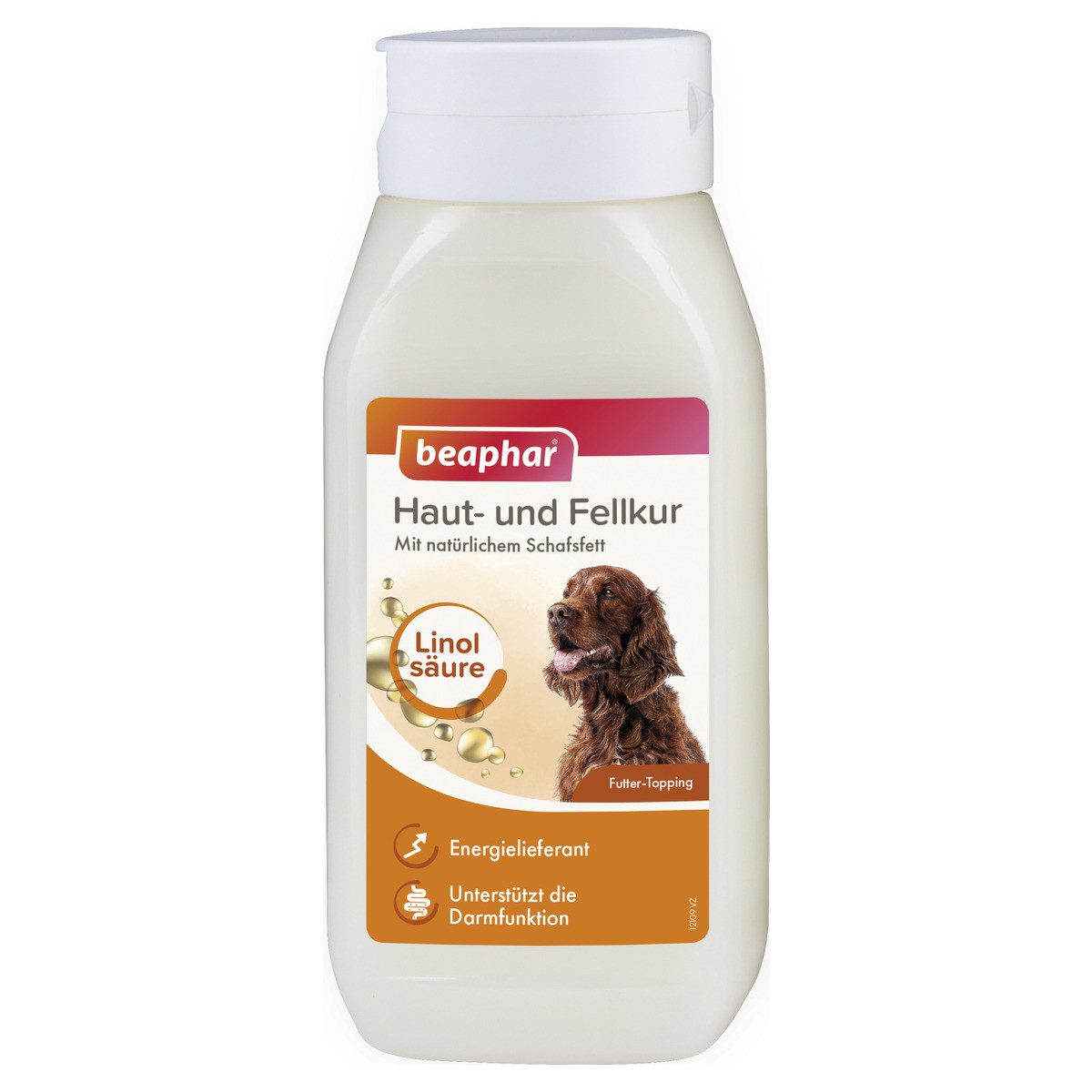 beaphar Haut- und Fellkur 430 ml, Nahrungsergänzungsmittel für: Hund