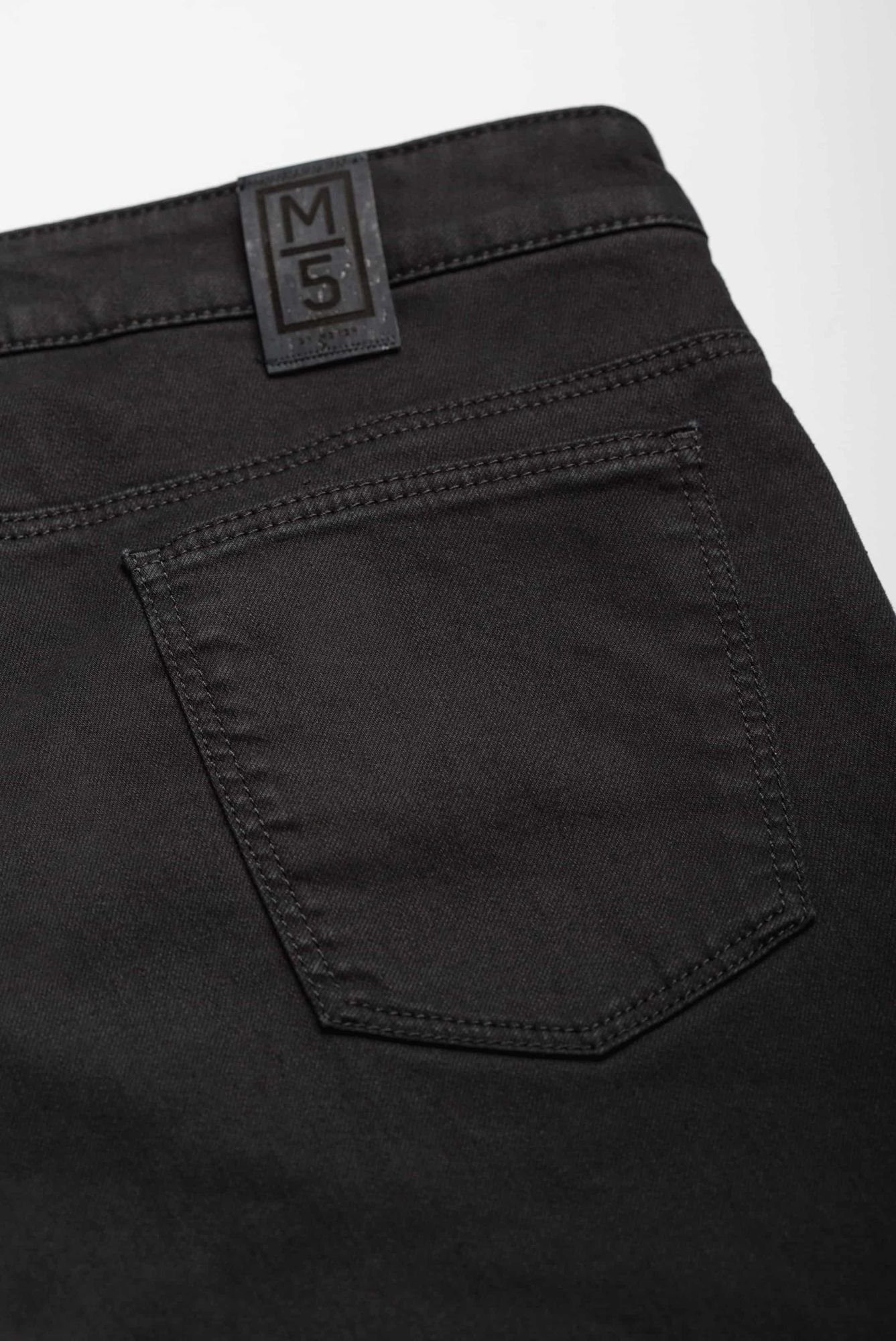 Regular Fit Jeans im MEYER M5 Pocket 6209 schwarz Style Five Regular-fit-Jeans