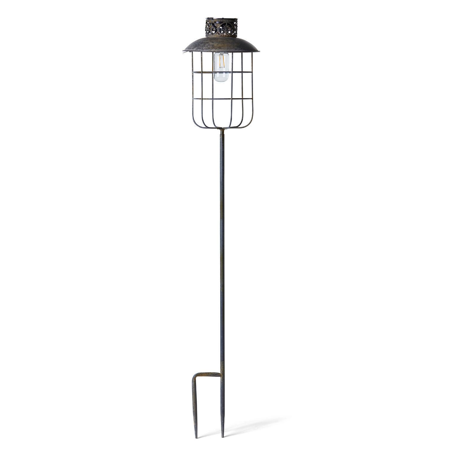 Mirabeau LED Laterne Solar-Laterne Nistos antikgrau