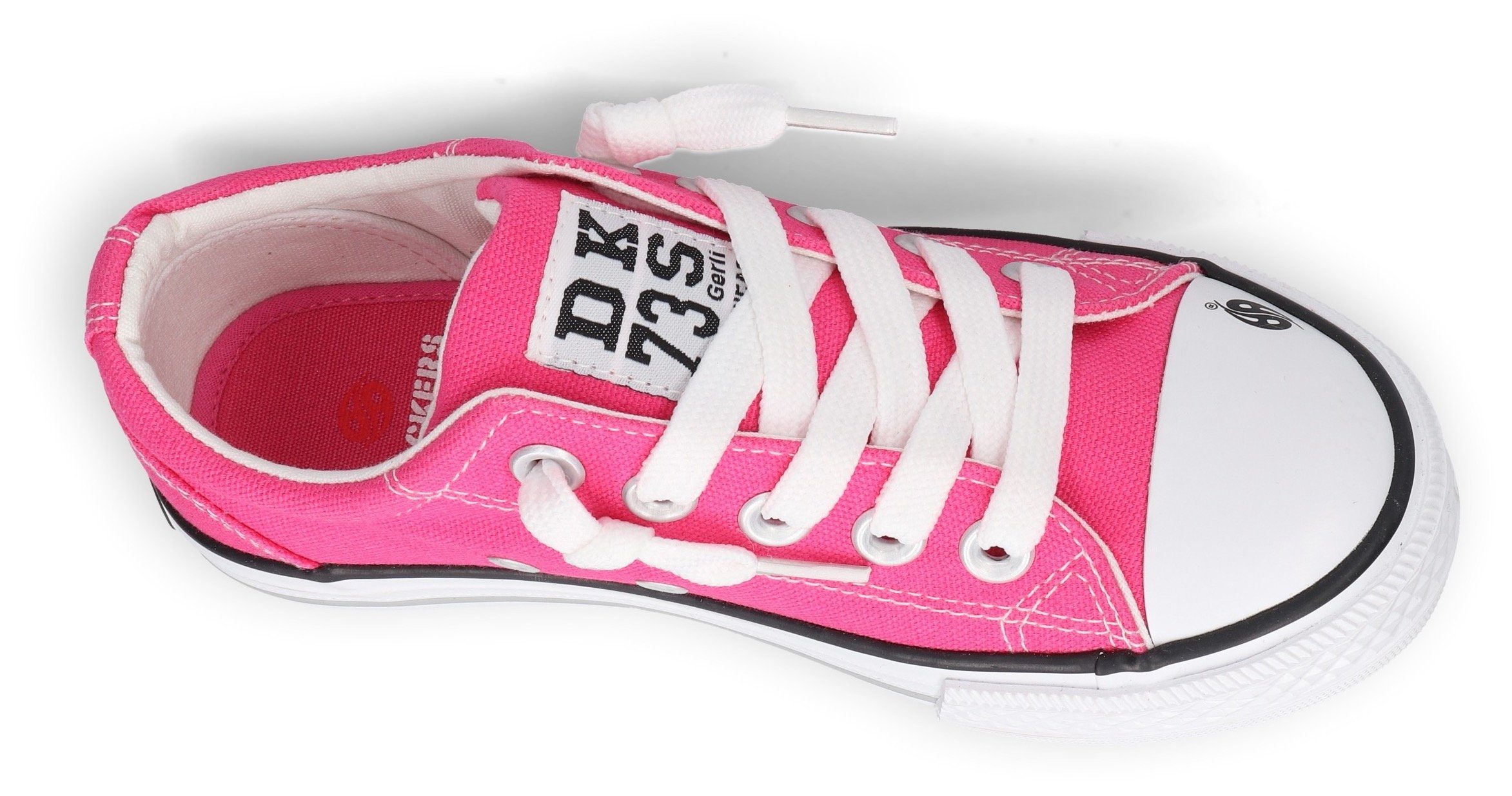 Dockers by Gerli Optik Sneaker Slip-On in pink klassischer