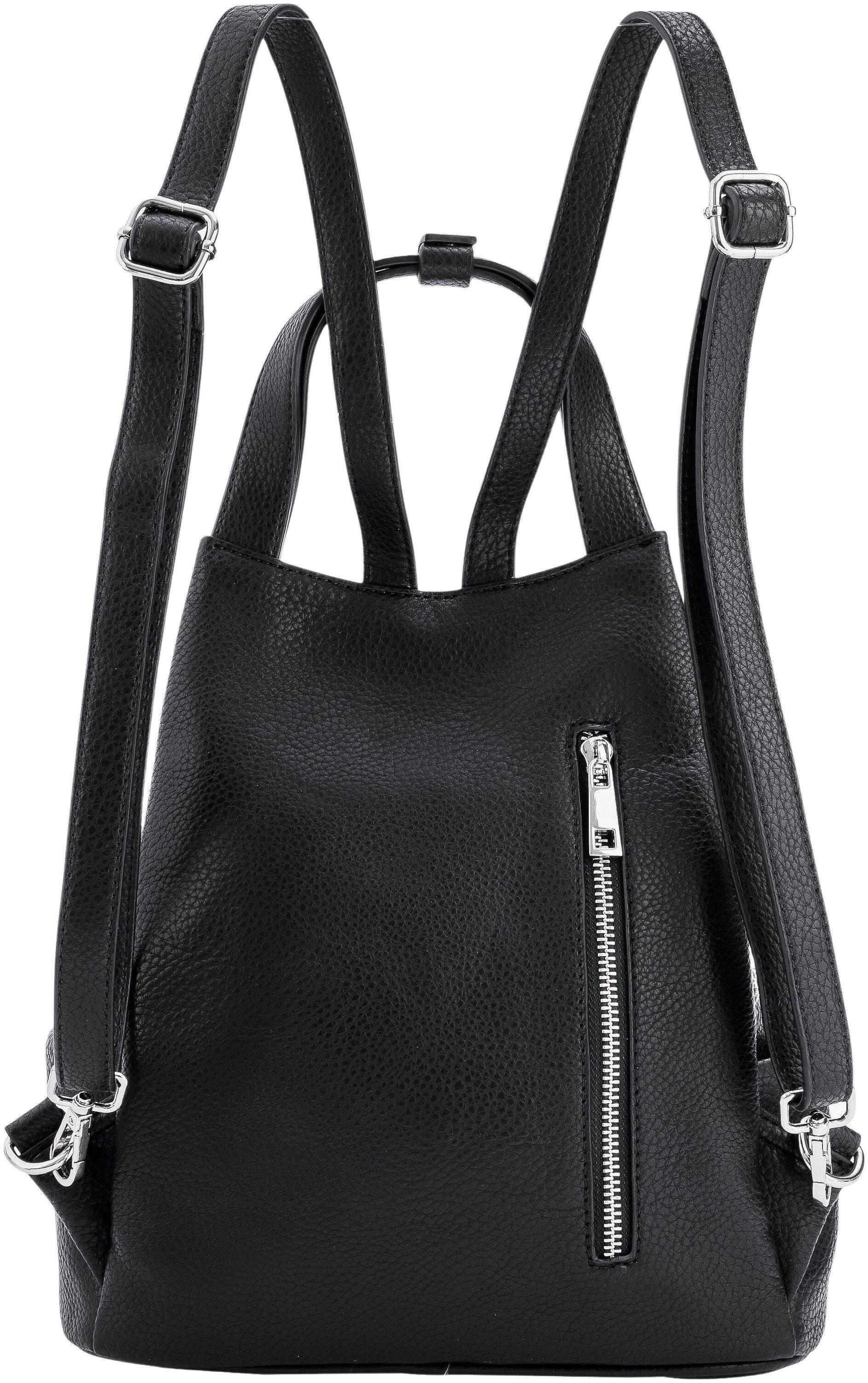 COLLEZIONE ALESSANDRO Rucksack München (1-tlg), Cityrucksack mit Rückenfach – Bild 3 von 5