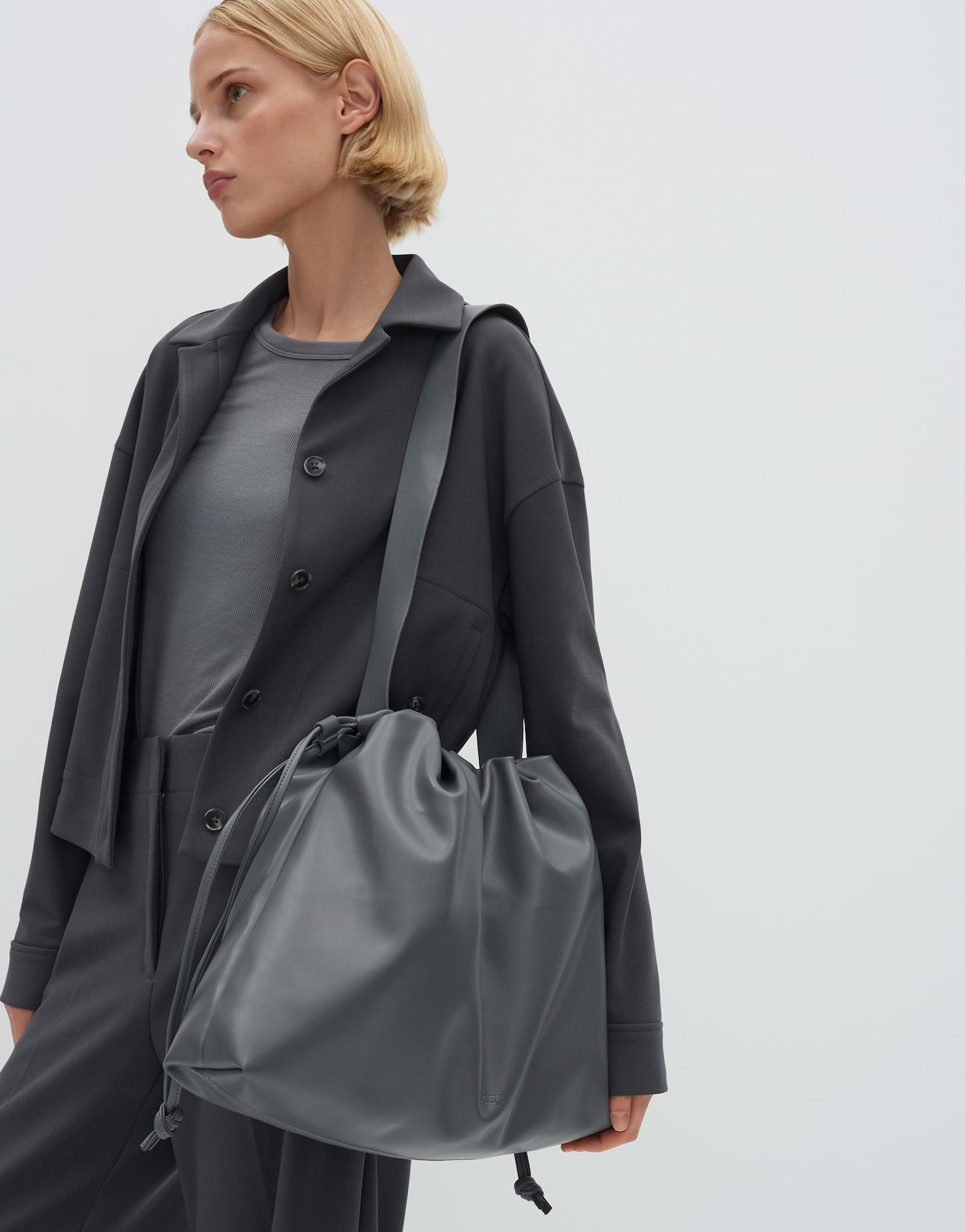 someday Handtasche BERUA in Lederoptik, matter Glanz in der Oberfläche, Reißverschlussfach innen