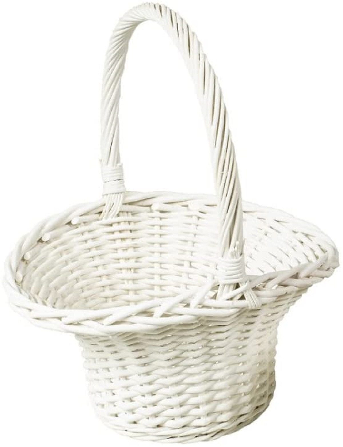 Neustanlo Einkaufskorb Henkelkorb weiß, Höhe:ca.11/26 cm, Größe: ca. 21 x 18 cm