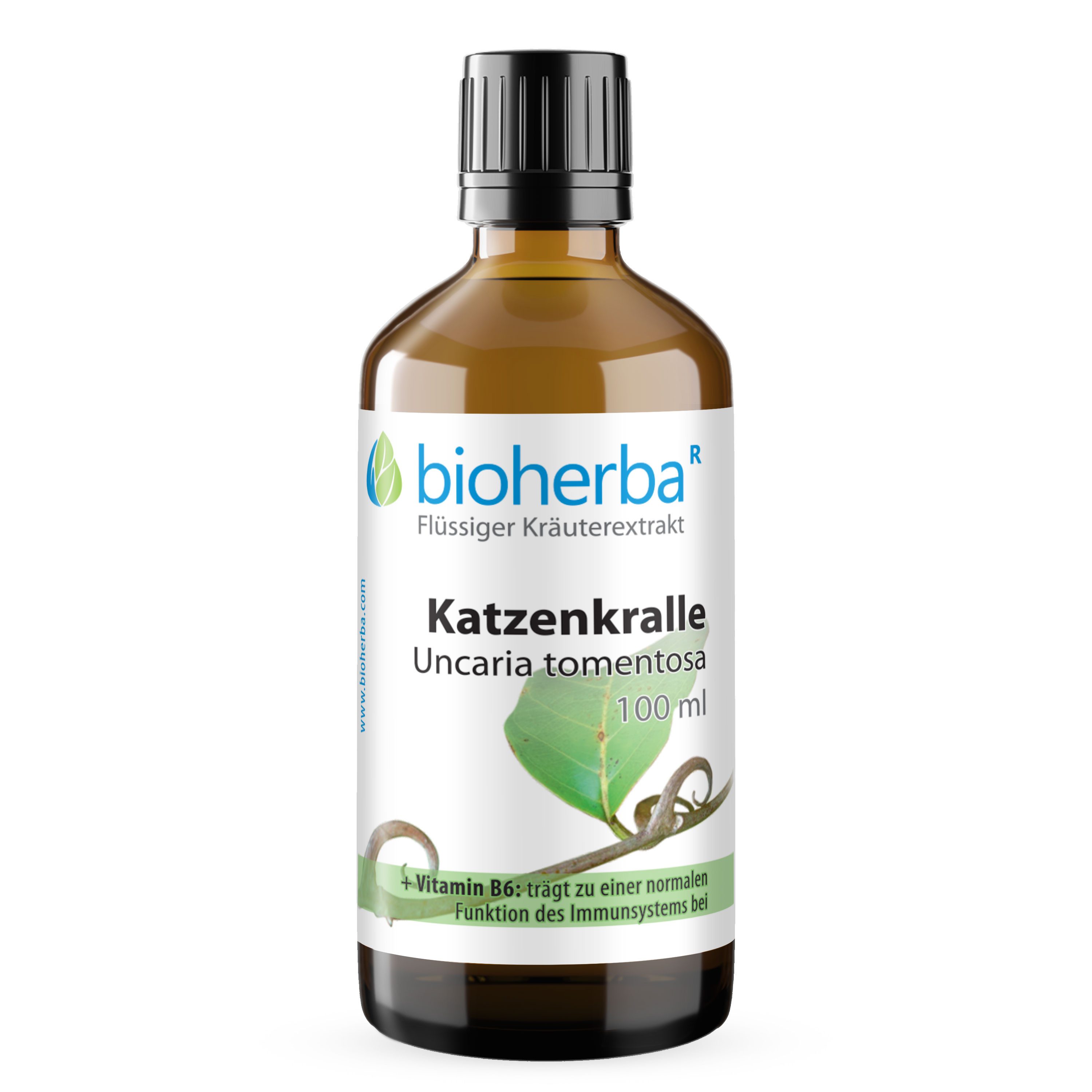 BIOHERBA R Bioherba Katzenkralle Uncaria tomentosa Tropfen Tinktur 100 ml Glasflasche, 1 er