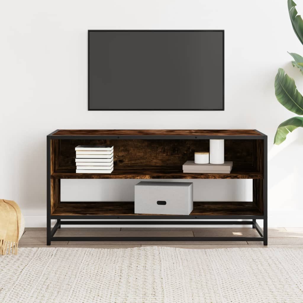 vidaXL TV-Schrank TV-Schrank Räuchereiche 91x40x46 cm günstig online kaufen
