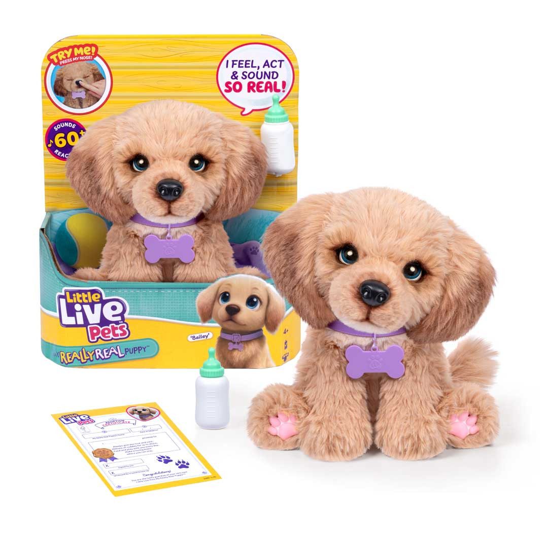 Moose Plüschfigur Little Live Pets, My Really Real Puppy S3, Dachshund / Dackel