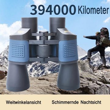 KINSI Ferngläser,Outdoor-Fernglas,HD,Microlite Nachtsicht,rote Folie Binocular (Mit Koordinaten,geeignet für Vogelbeobachtung/Sport/Jagd/Reisen)