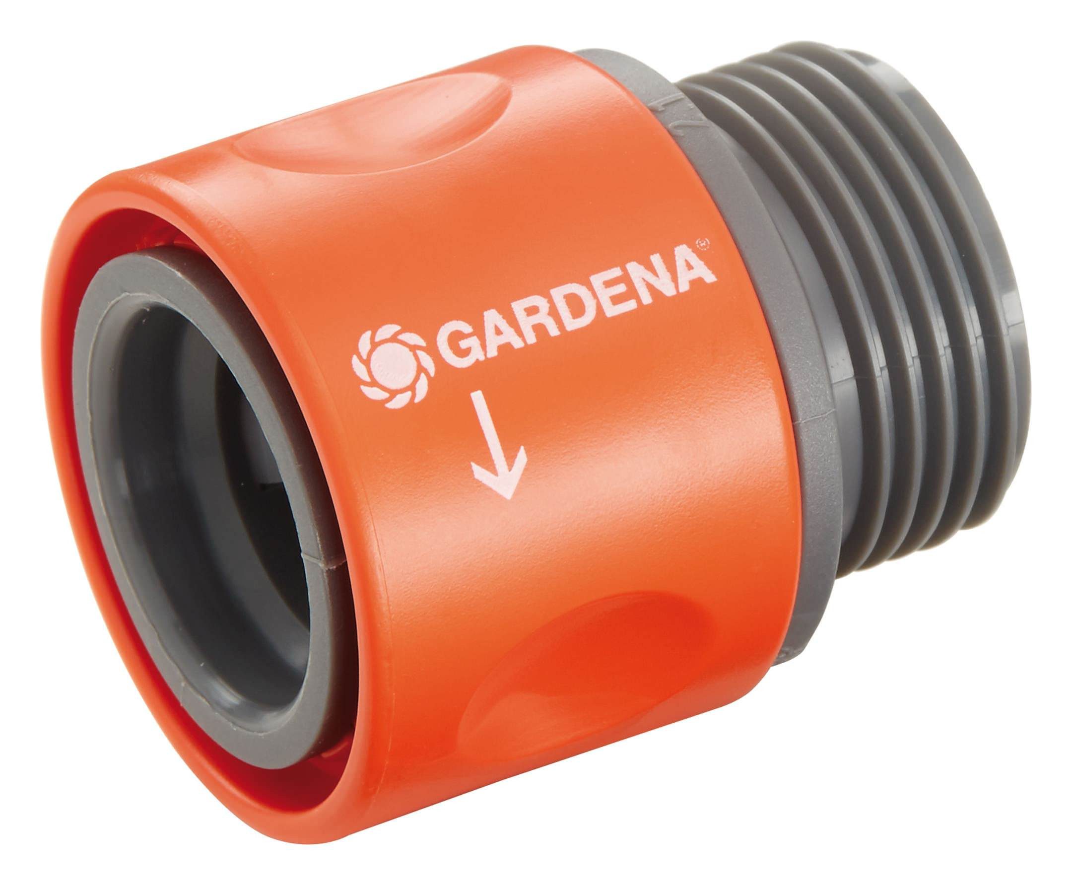 GARDENA Schlauchverbinder, Übergangs-Schlauchstück 917-50 mit G 3/4" Außengewinde