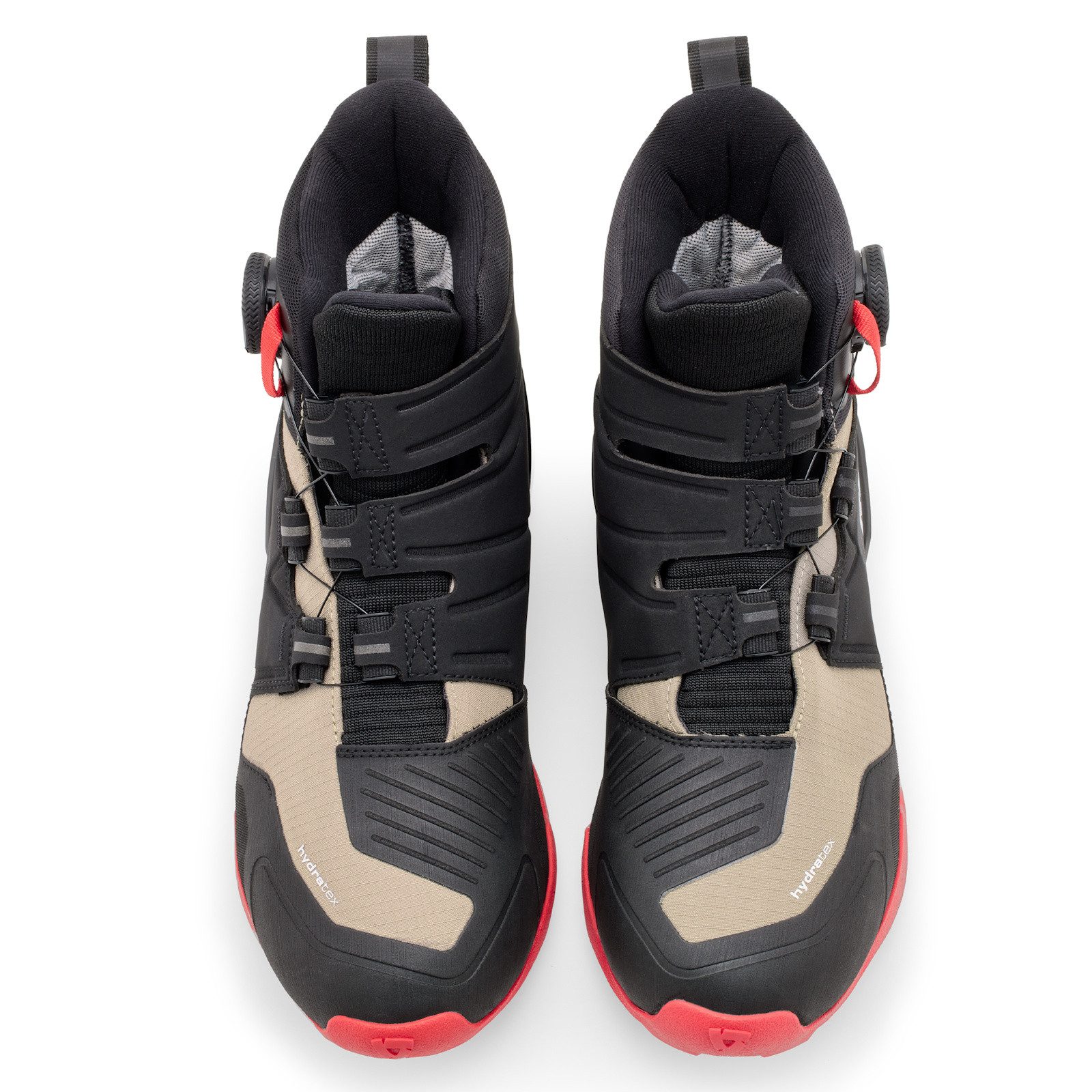 Revit Revit Undercut H2O Motorradschuhe Schwarz / Sand 44 Motorradstiefel (Packung, Antistatische und Öl- und Benzinfeste Sohle) motorradschuhe für herren