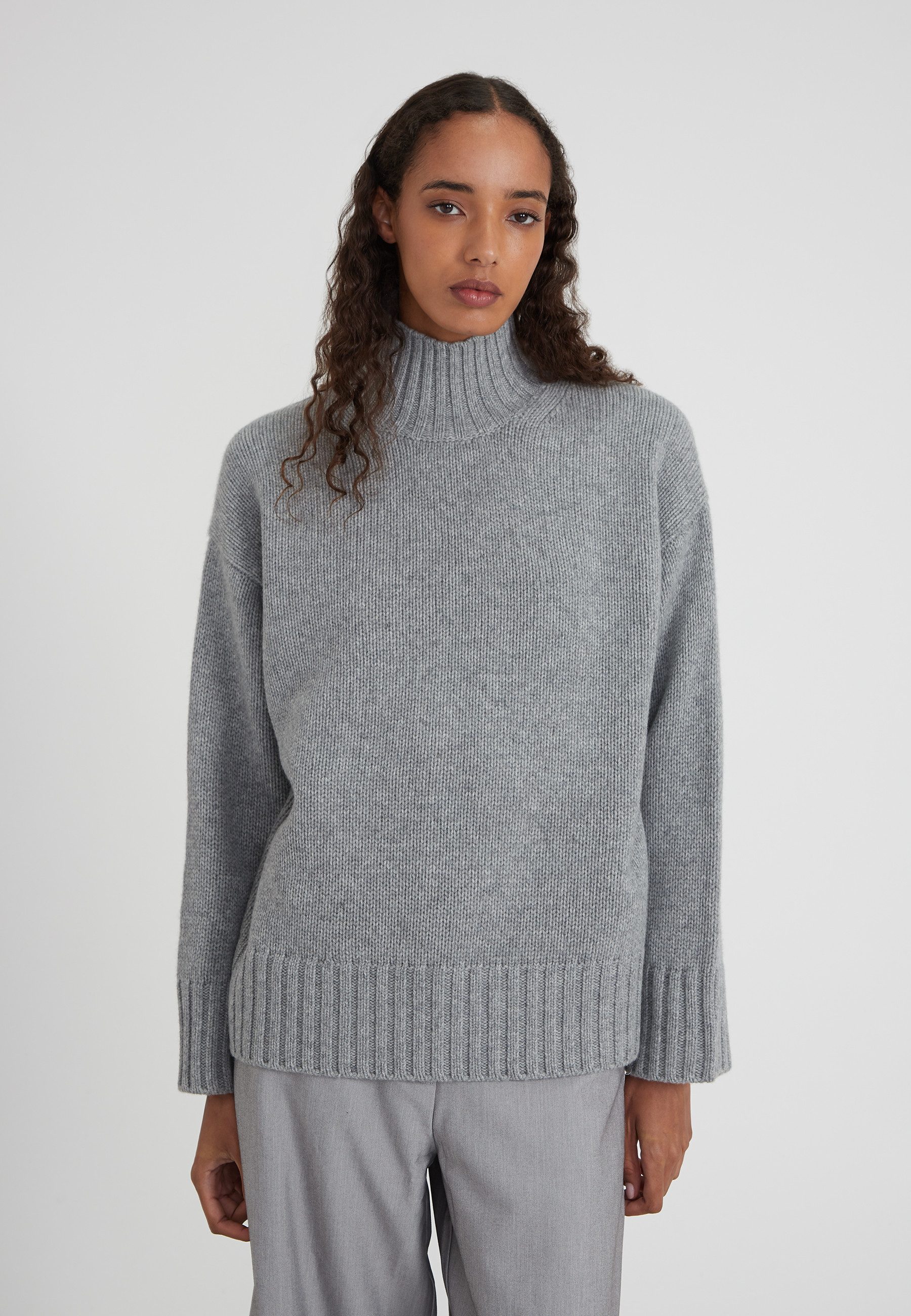 Rollkragenpullover Merino-Kaschmir Gemisch OVERSIZED BOXY
