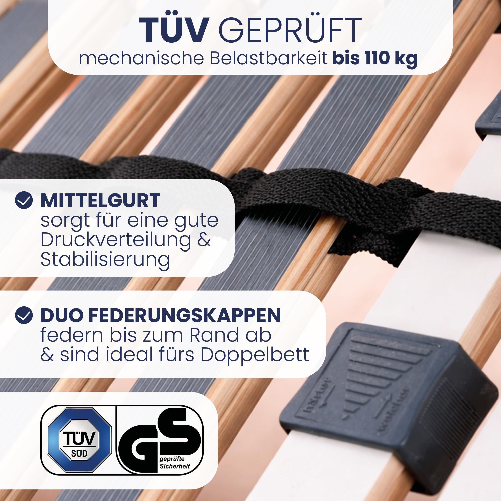 Lattenrost mit Motor Luxus E-Move, Beco, elektrischer Lattenrost, Kopf- & F günstig online kaufen