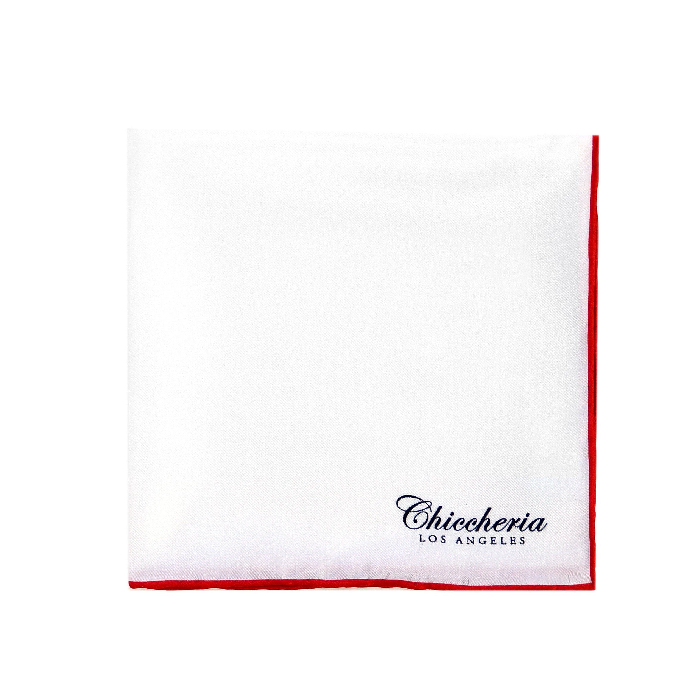 Chiccheria Brand Einstecktuch EDGE, Made in Italy, 100% Seide