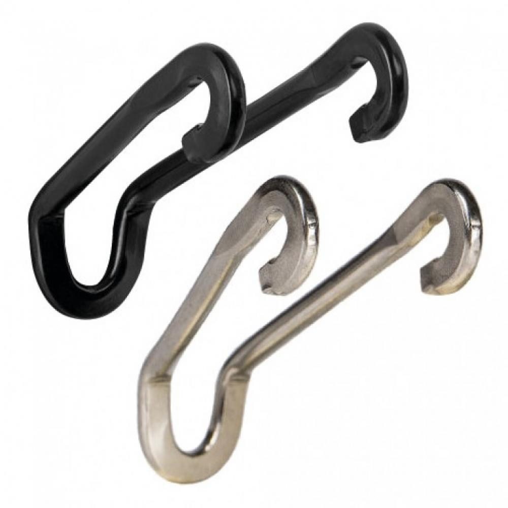 Herrmanns Fahrradbeleuchtung Herrmans Lampenhalter Federgabel schwarz