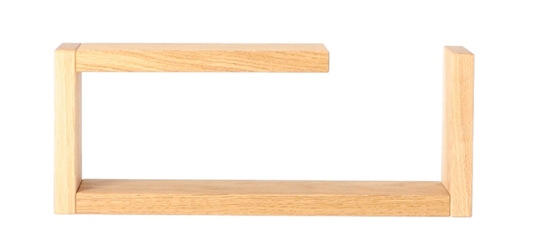 Wandregal Lilian Eiche massiv, Klein