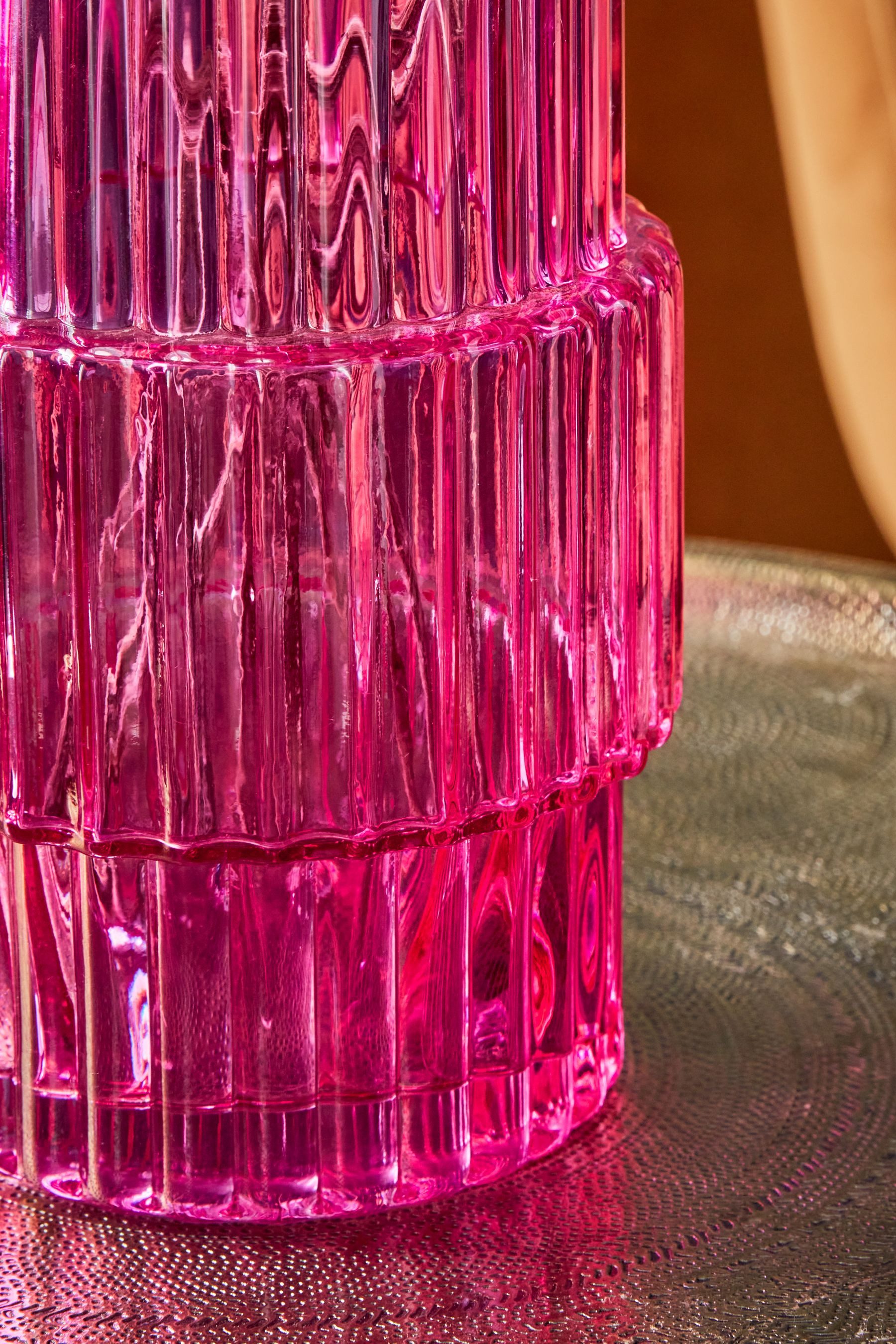 Next Dekovase Kleine, gerippte Glasvase günstig online kaufen