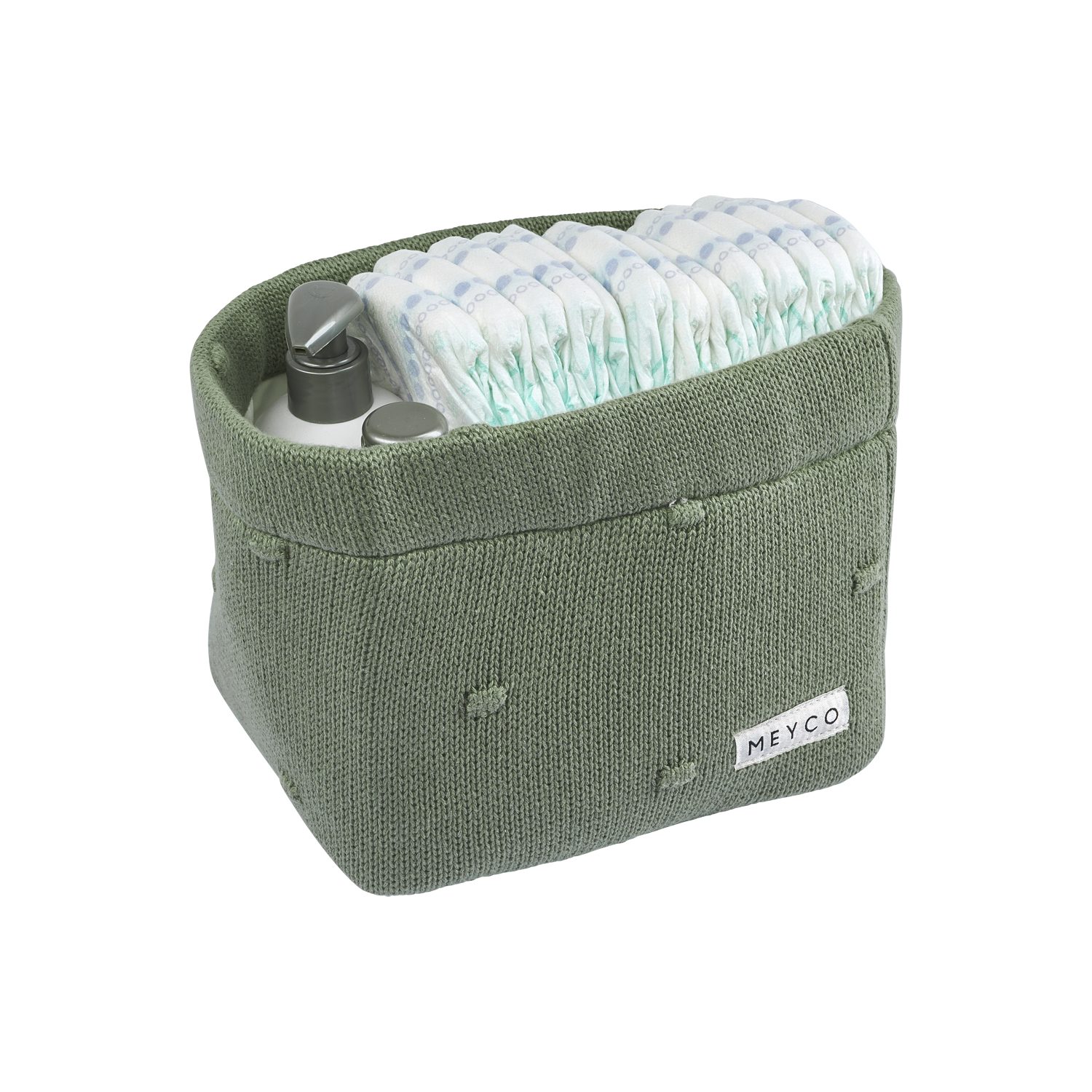 Meyco Baby Dekokorb 166 Forest Green günstig online kaufen