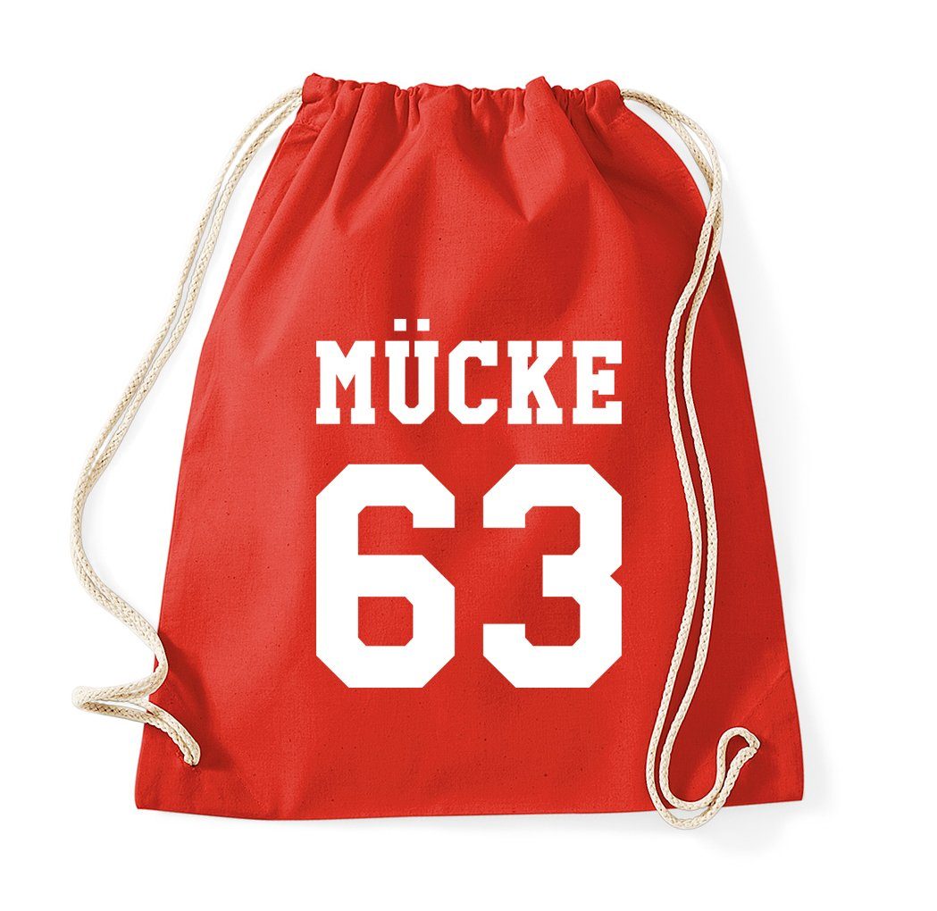 Turnbeutel Mücke 63 Baumwoll Tasche Turnbeutel