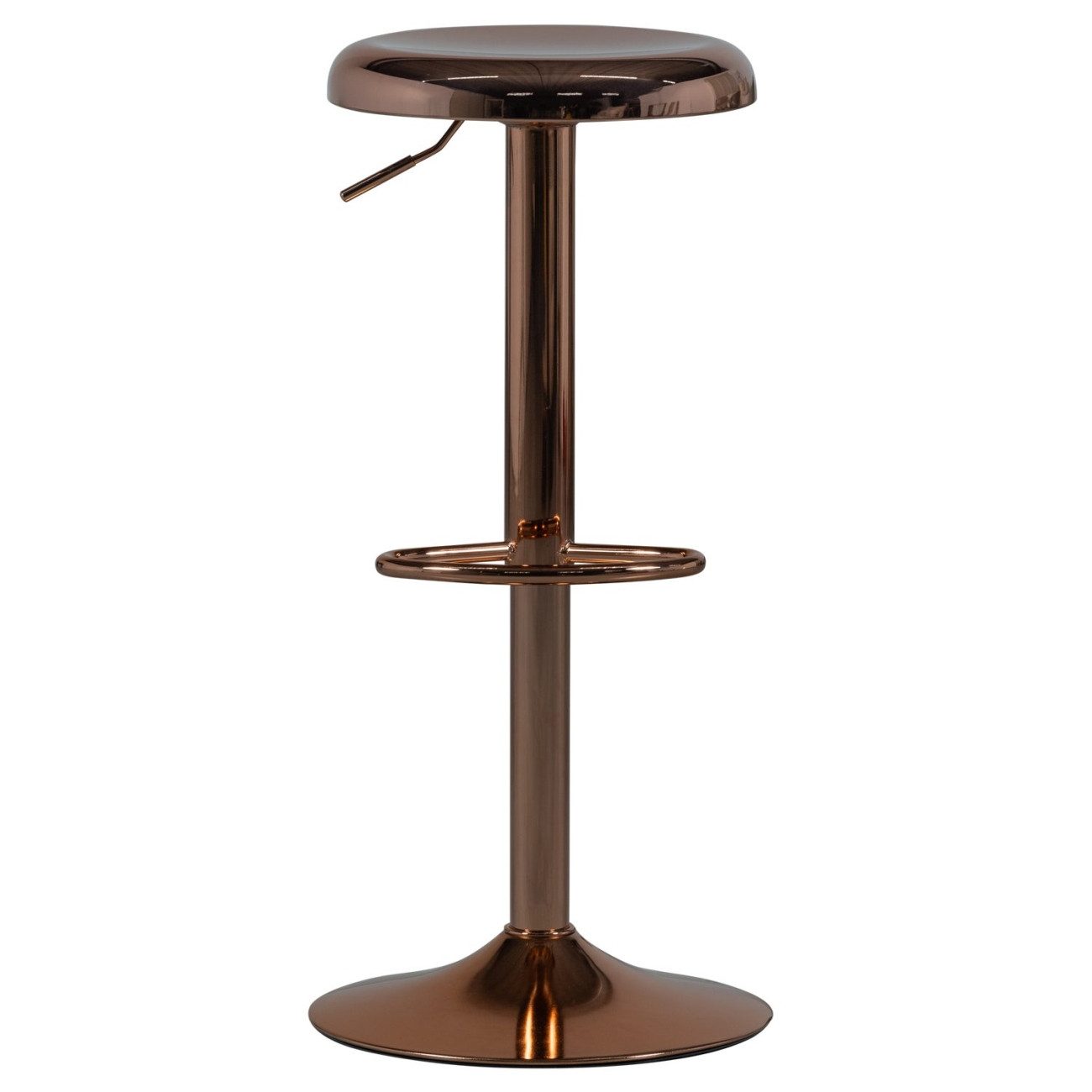 WOOOD Barhocker Isaac aus Metall, Kupfer günstig online kaufen