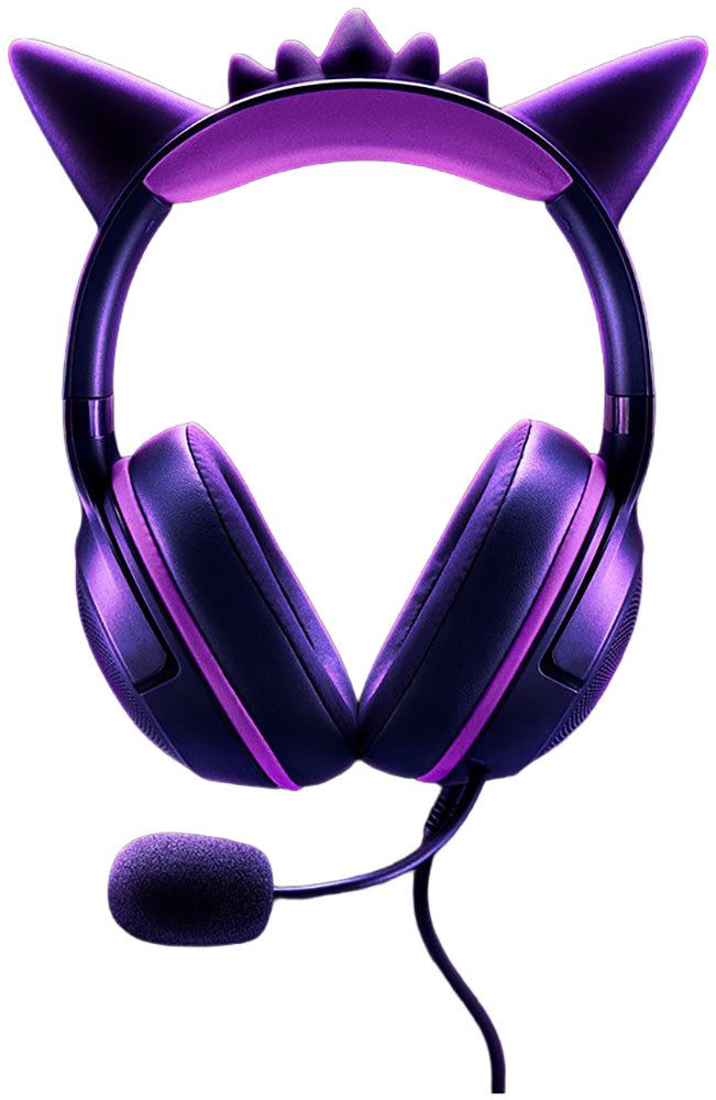 RAZER Kraken Kitty V2 (Gengar Edition) Gaming-Headset (Rauschunterdrückung, Stummschaltung)