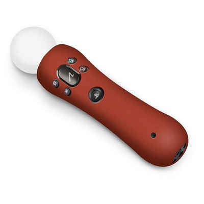 Speedlink Konsolen-Tasche Guard Rot Silikon Skin Schutz-Hülle, Grip für Sony PS Move + Navigation Controller auch für PS VR PS3 PS4