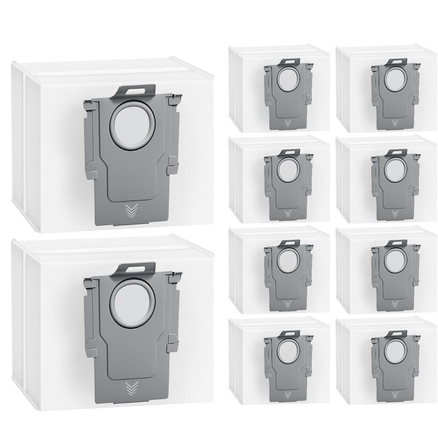 QUBEBU Staubsaugerbeutel 10 Stück Staubbeutel für Roborock Q5/Q7/S7/S8/Q8/Q8 Max Serie, 2,7 L, passend für Roborock Q5, Q5+, Q5 Max+, Q5 Pro, Q5 Pro, Q7, Q7+, Q7 Max, Q7 Max+, S7 MaxV Ultra, S8+, S8 Pro Ultra, Q8 Max+, Q8 Max, Q8 Max