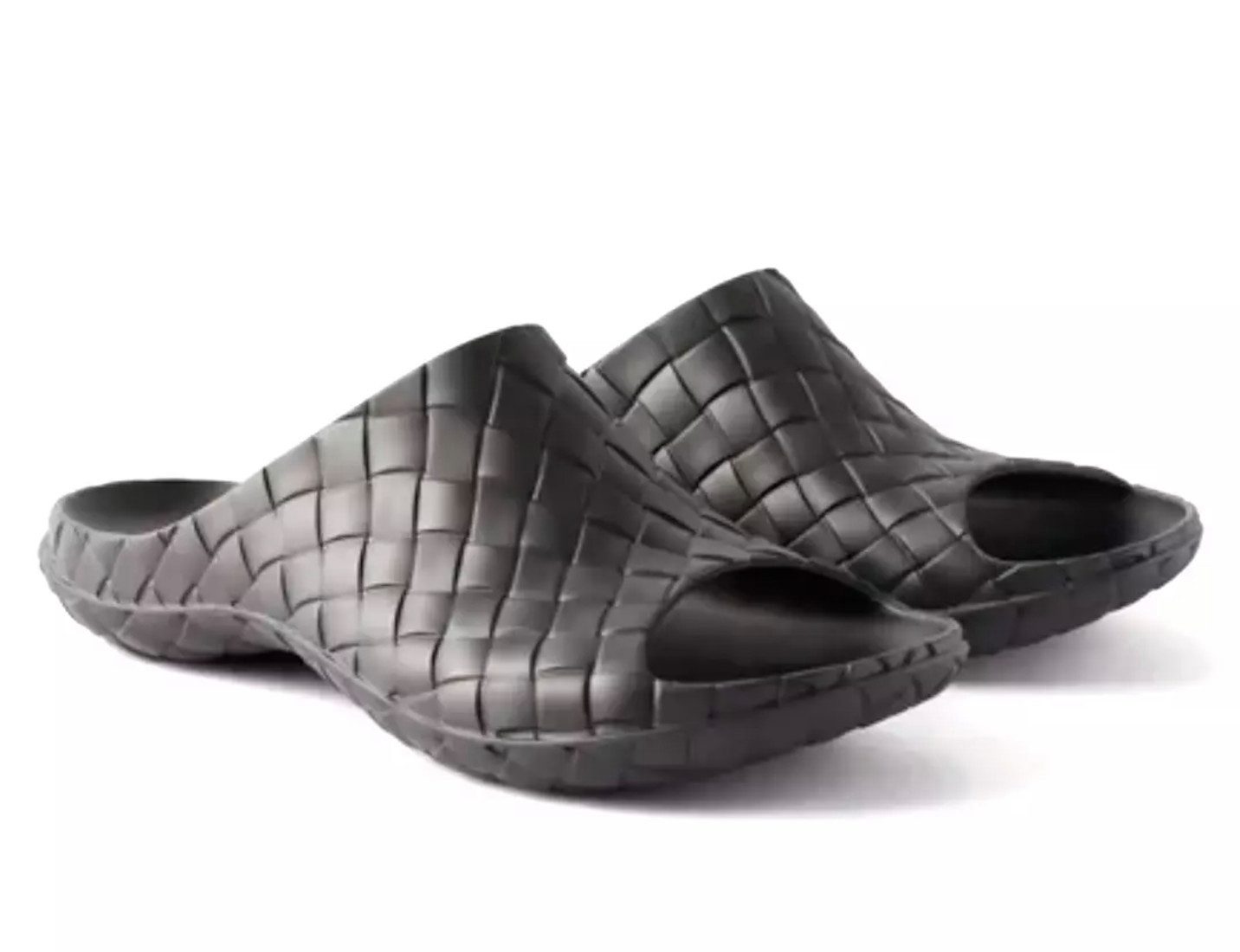 BOTTEGA VENETA Intreccio Sandalen Slides Beebee Schuhe Pantolette Intreccio-Technik, Ergonomische Fußbetten
