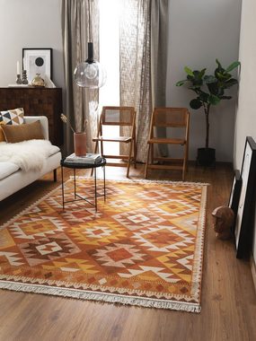 Teppich Kira, benuta, rechteckig, Höhe: 5 mm, Kunstfaser, Berber, Ethno-Style, Wohnzimmer