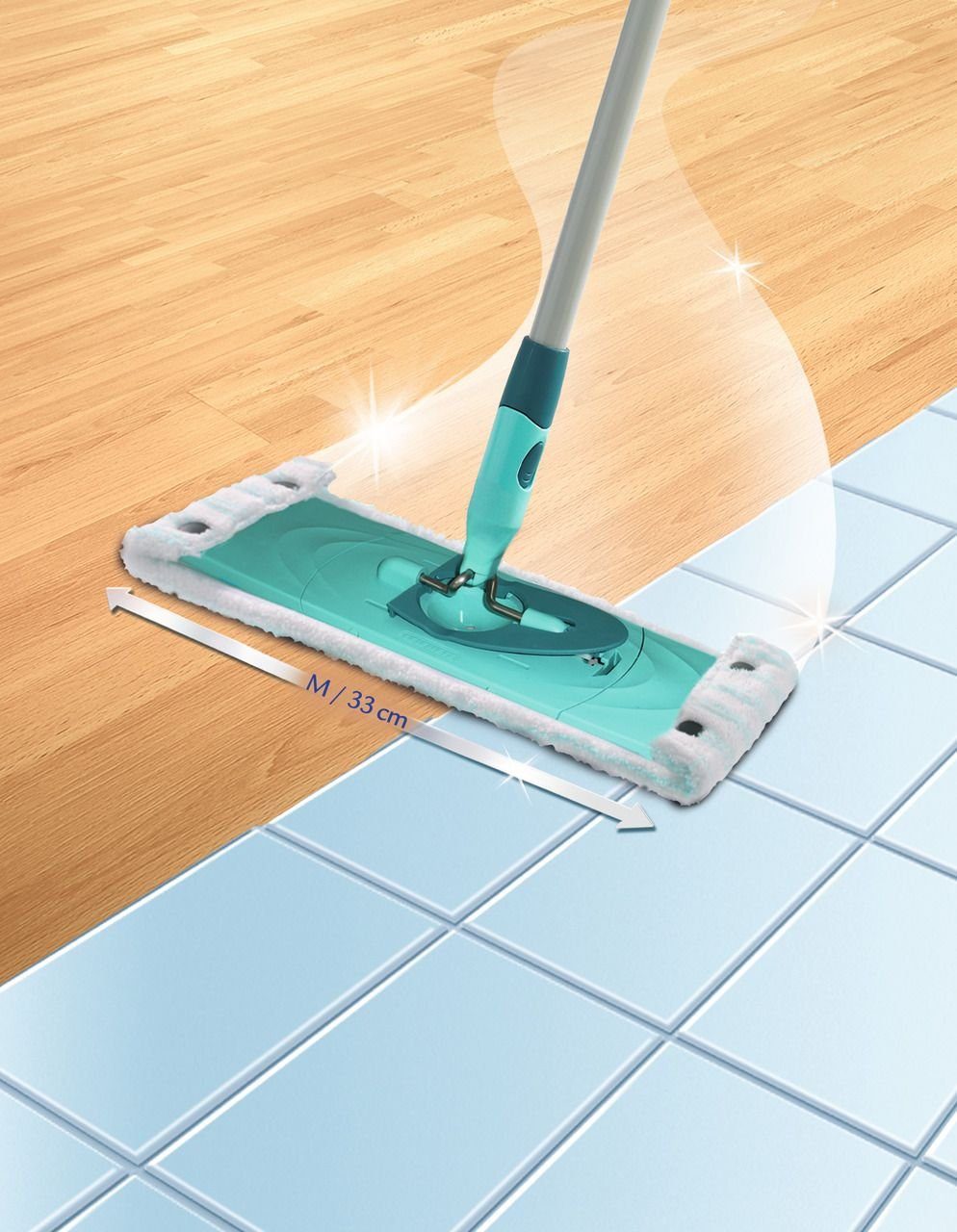 Leifheit Leifheit Wischbezug Clean Twist/Combi M micro duo, Wischbezug (Nylon)