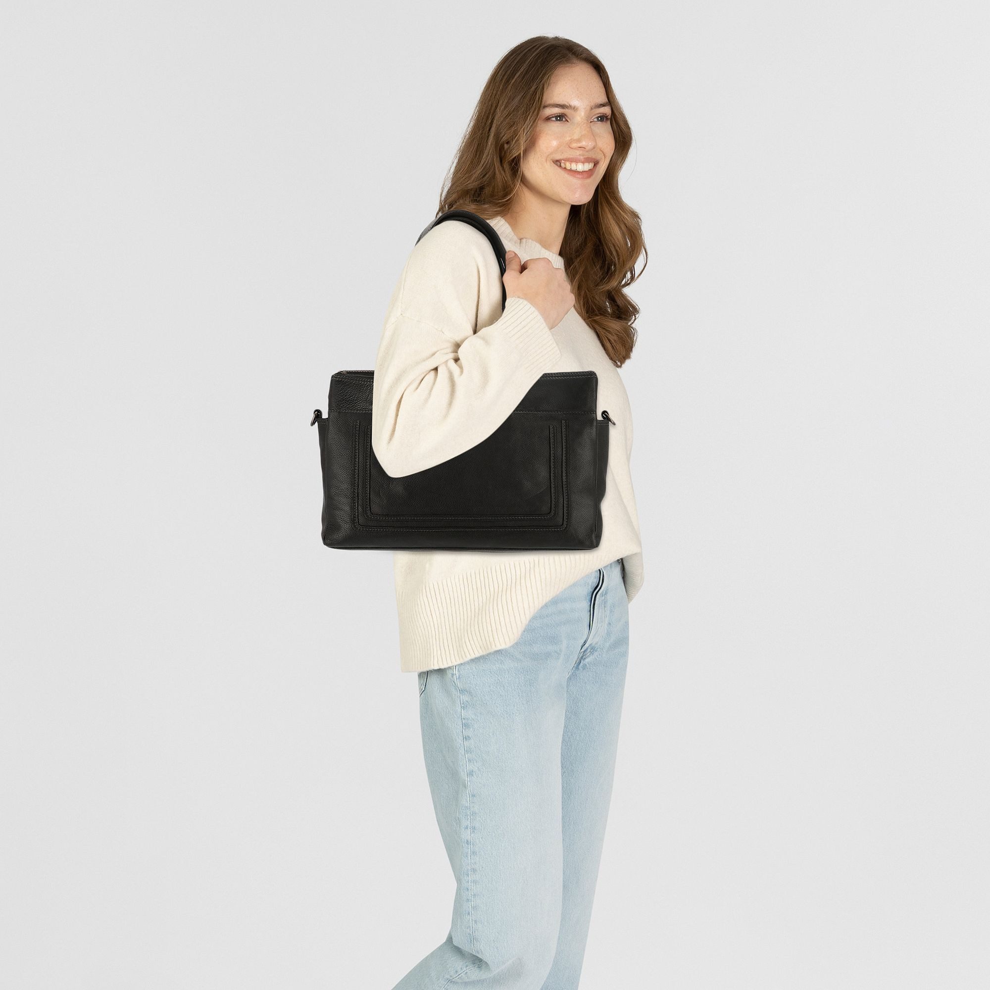 Cowboysbag Schultertasche Chained, Leder