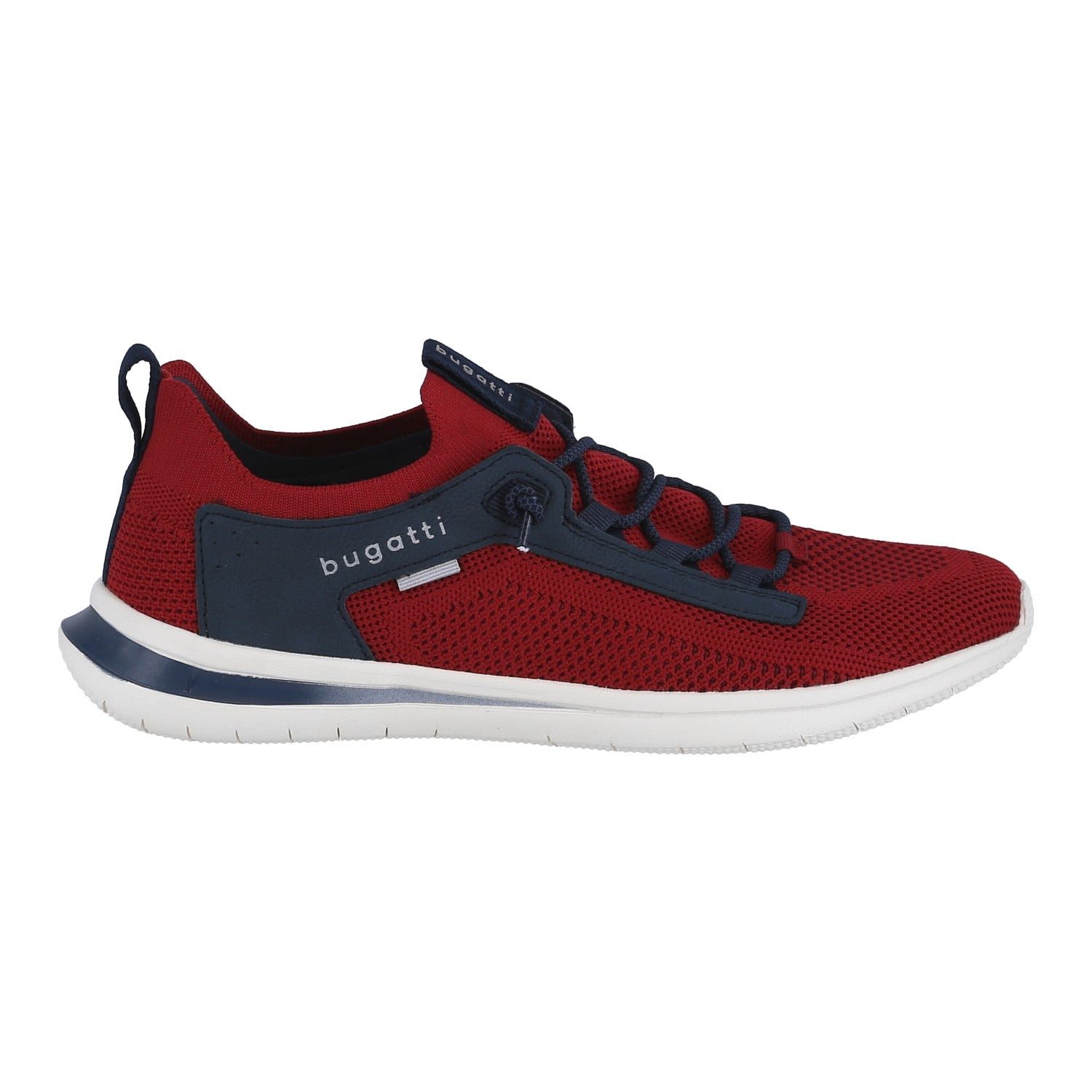 bugatti 321-AWO62 rot/dunkelblau Herren Sneaker