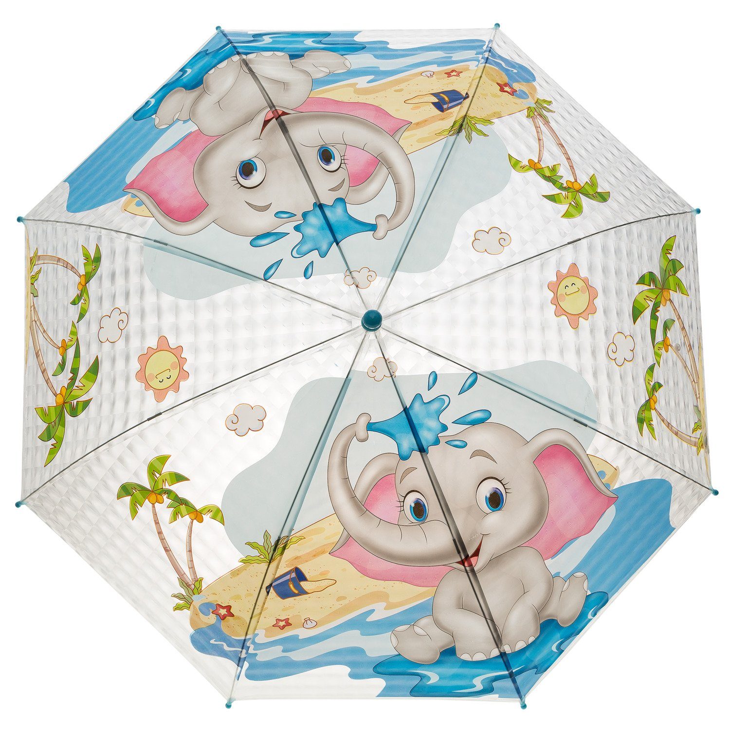 Idena Taschenregenschirm Idena 50046 putzigem mit Mädchen, und für - Kinderregenschirm Jungen