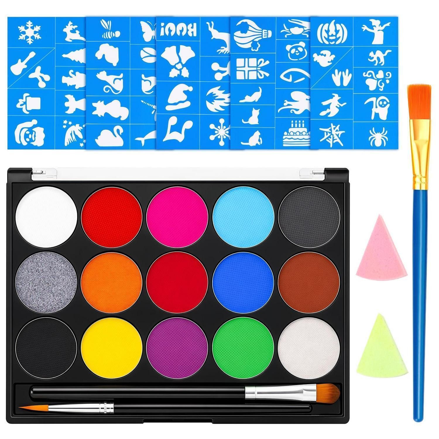 LuxusKollektion Theaterschminke Kinderschminken Set 15 Farben